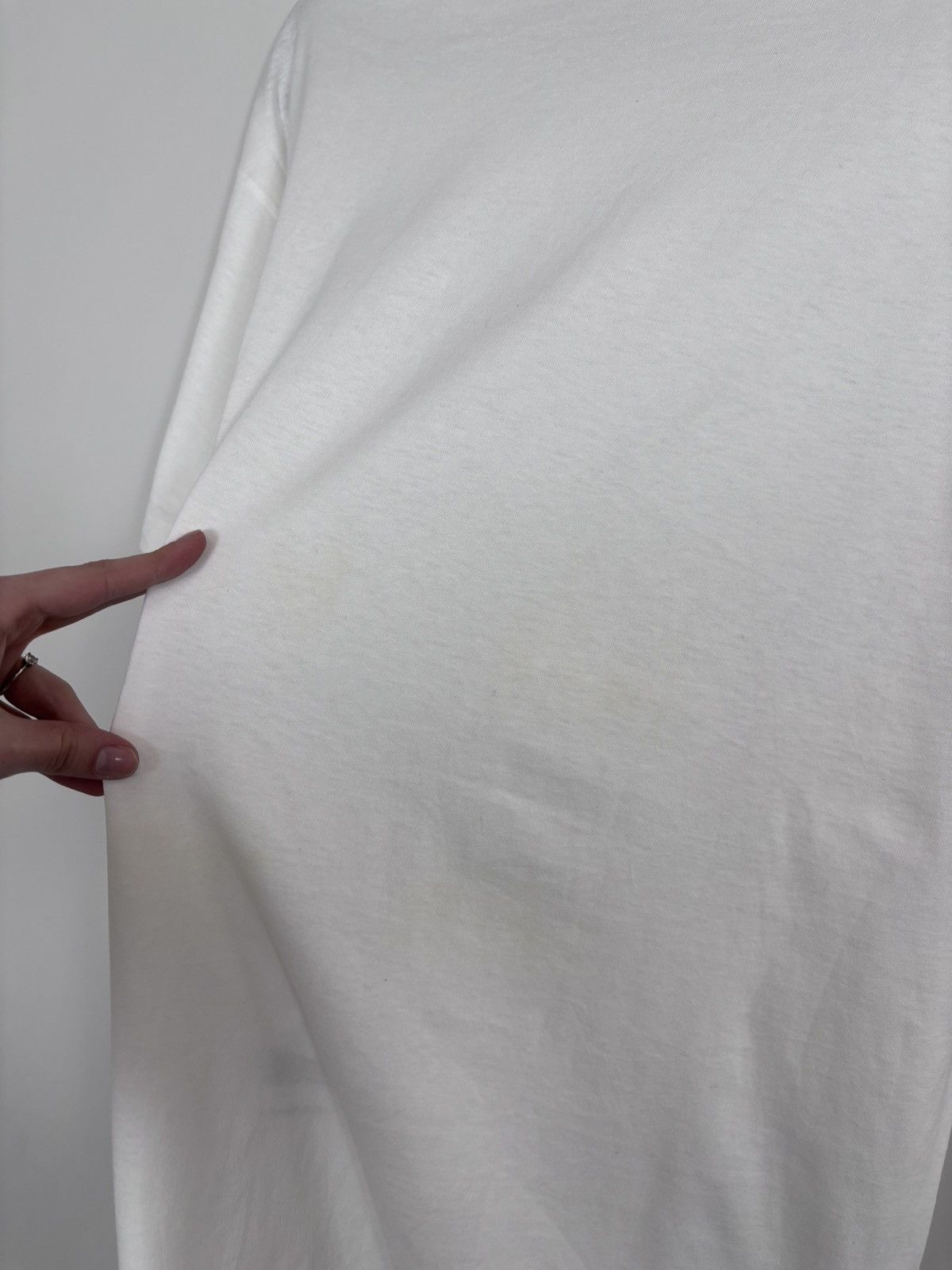 Anvil Vintage 1993 Genuine Antique Person White Single Stitch Tee Size US XL / EU 56 / 4 - 18 Thumbnail