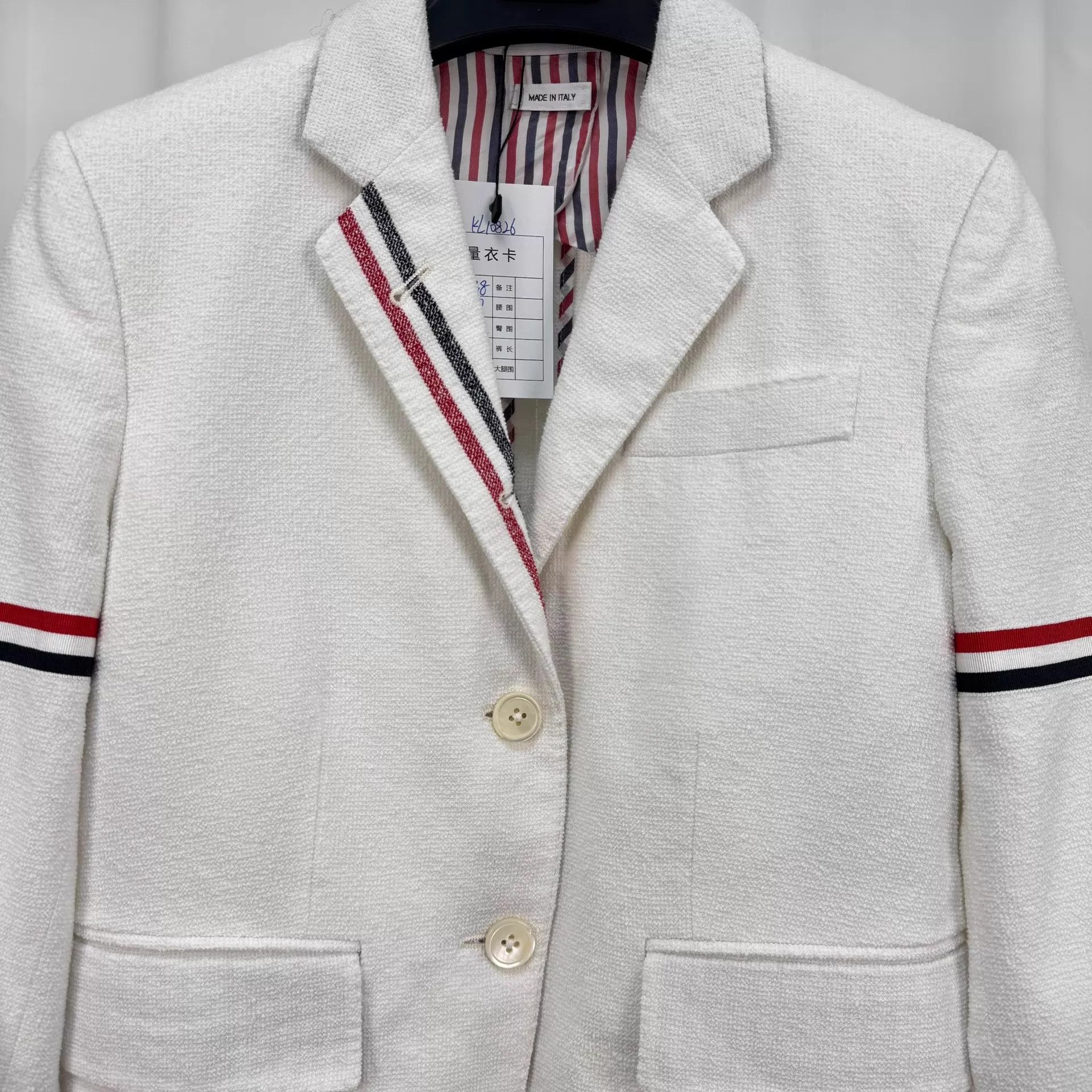 Thom Browne TB Double Armband Color Stripe Blazer 38 98 New Size XS / US 0-2 / IT 36-38 - 3 Thumbnail
