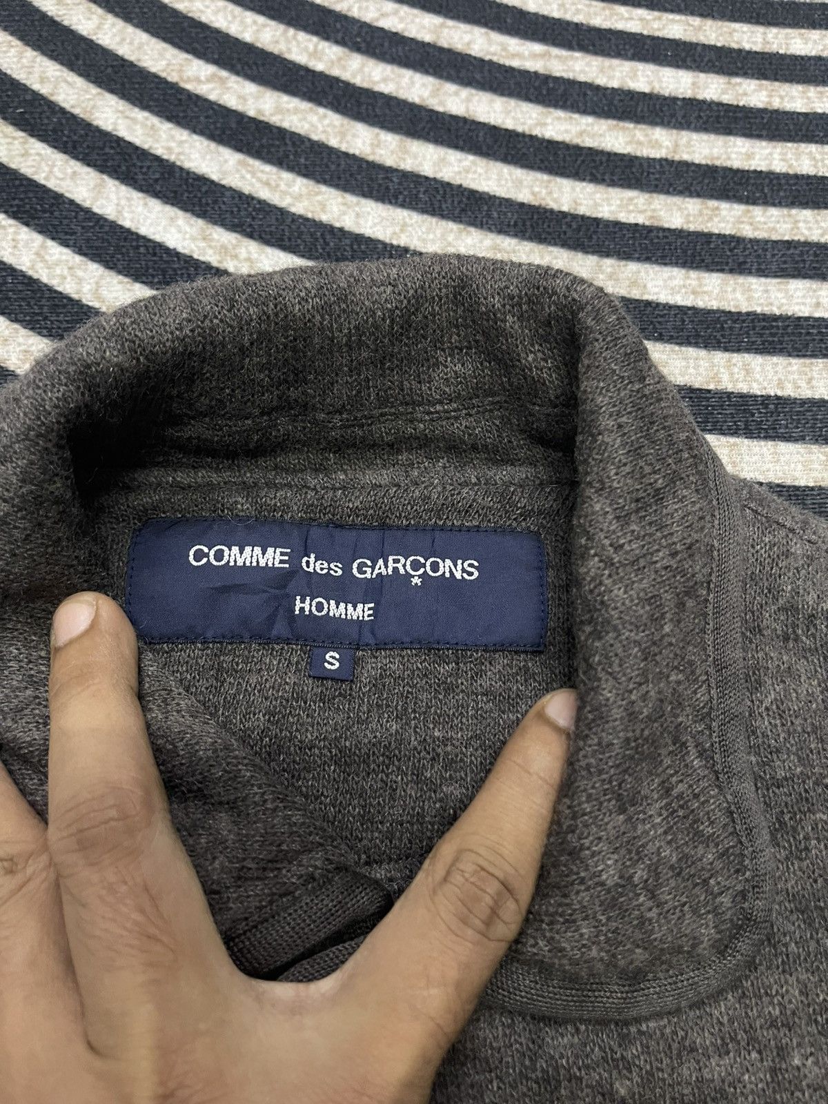 Comme des Garcons Homme AW 2009 COMME DES GARCONS HOMME BUTTON UP WOOL JACKET Size US S / EU 44-46 / 1 - 7 Thumbnail