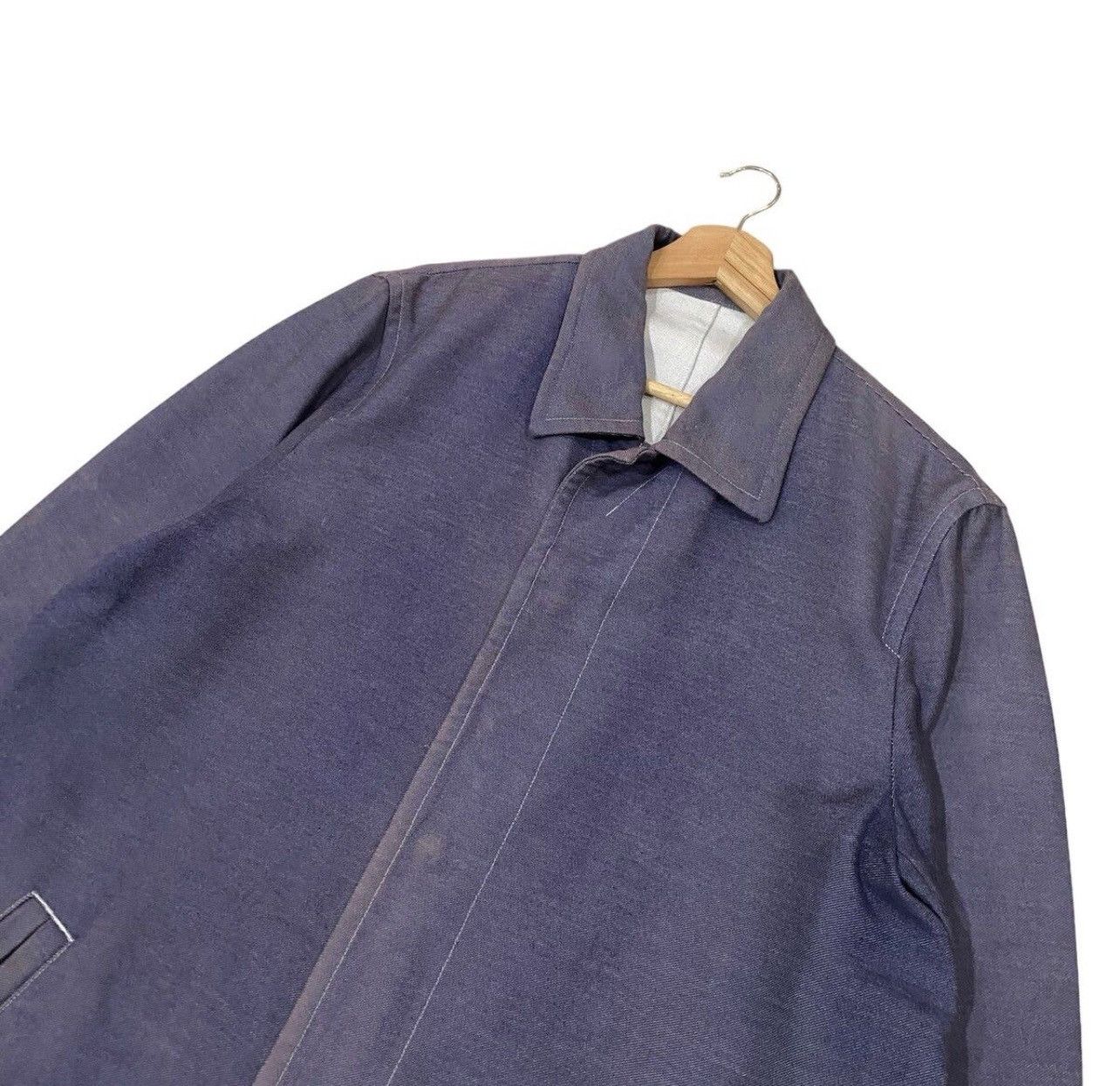 Comme des Garcons Homme 🔥AW2000 Comme des Garcons Homme Snap Button Overcoat Size US S / EU 44-46 / 1 - 6 Thumbnail