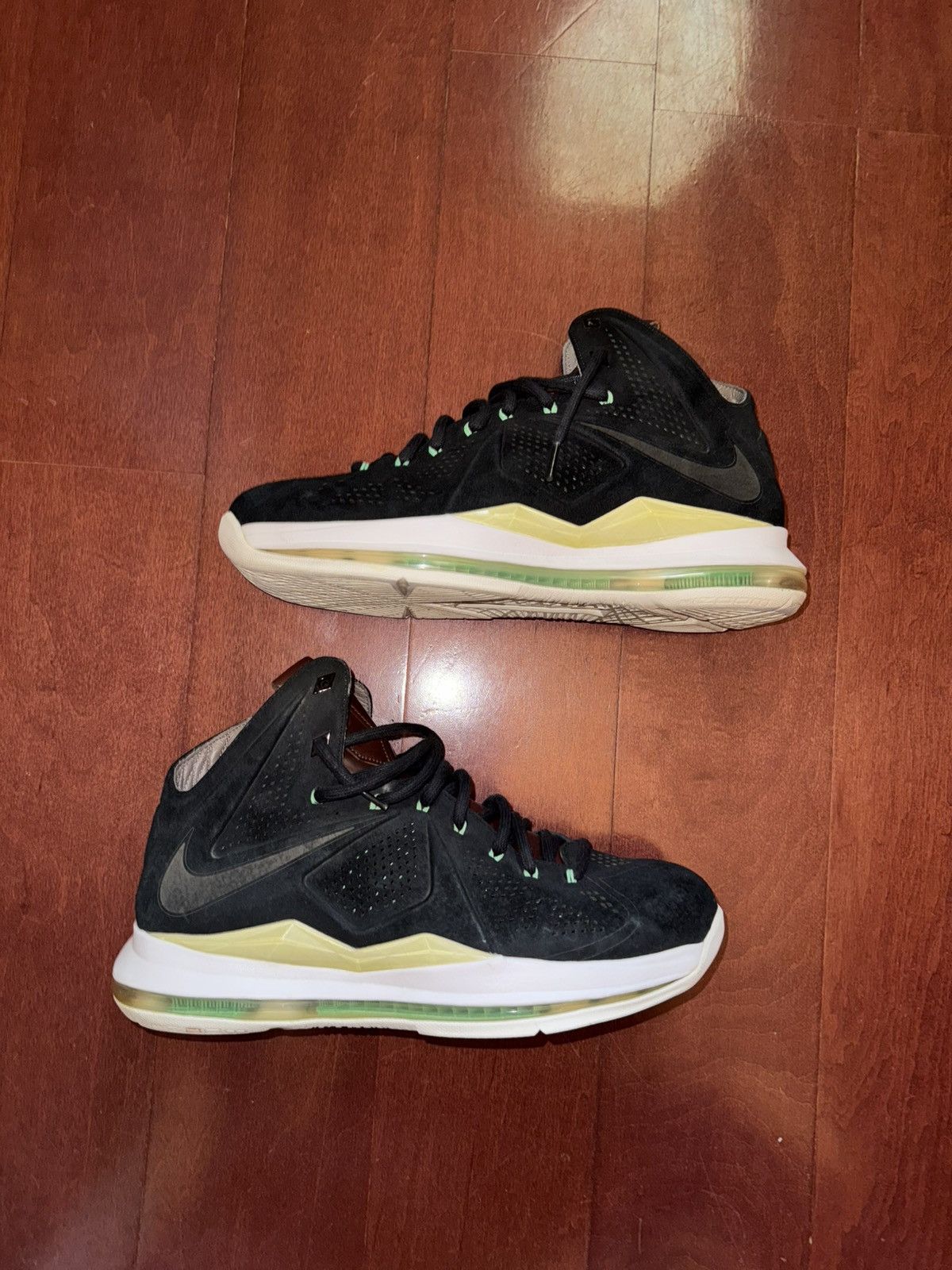 Nike LeBron 10 (X) EXT Black Suede Size US 11 / EU 44 - 1 Thumbnail