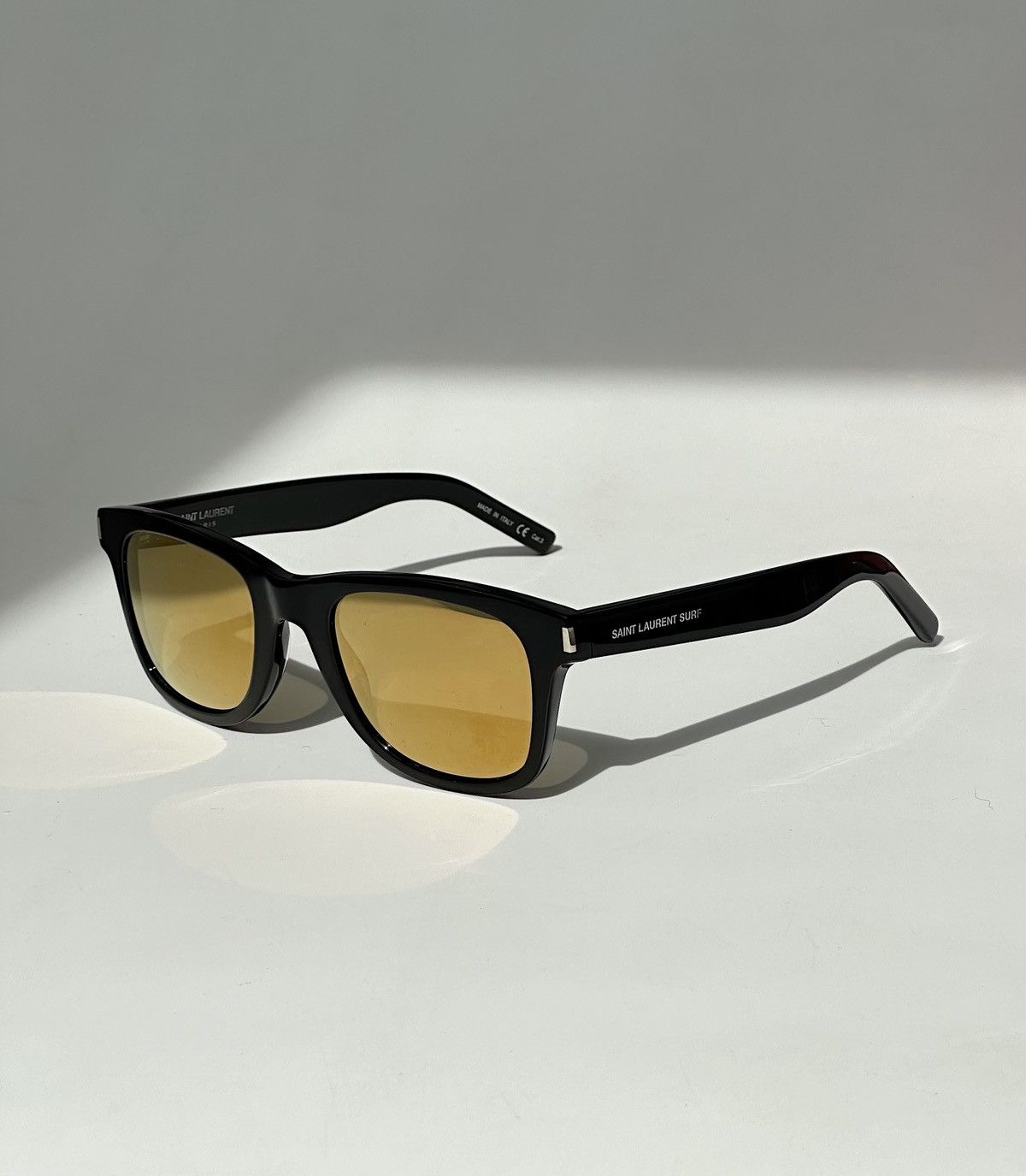 Vintage SAINT LAURENT Surf Golden Lenses Sunglasses SL51 grunge ...