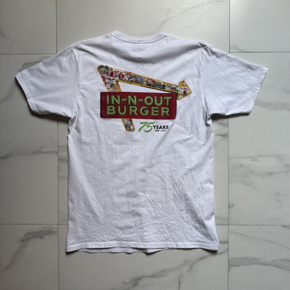 Junk Food In-N-Out Burger 75 Years T-Shirt Size US L / EU 52-54 / 3 - 3 Thumbnail
