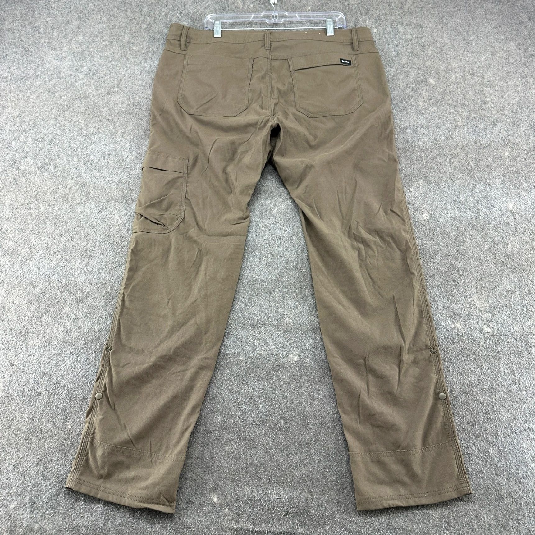 Prana prAna Pants Mens 38x32 Brown Cargo Slim Fit Hiking Outdoors Zion II Nylon Belted Pants Brown Slim Cargo Outdoor Hiking Mens 38x32 Size US 38 / EU 54 - 5 Thumbnail