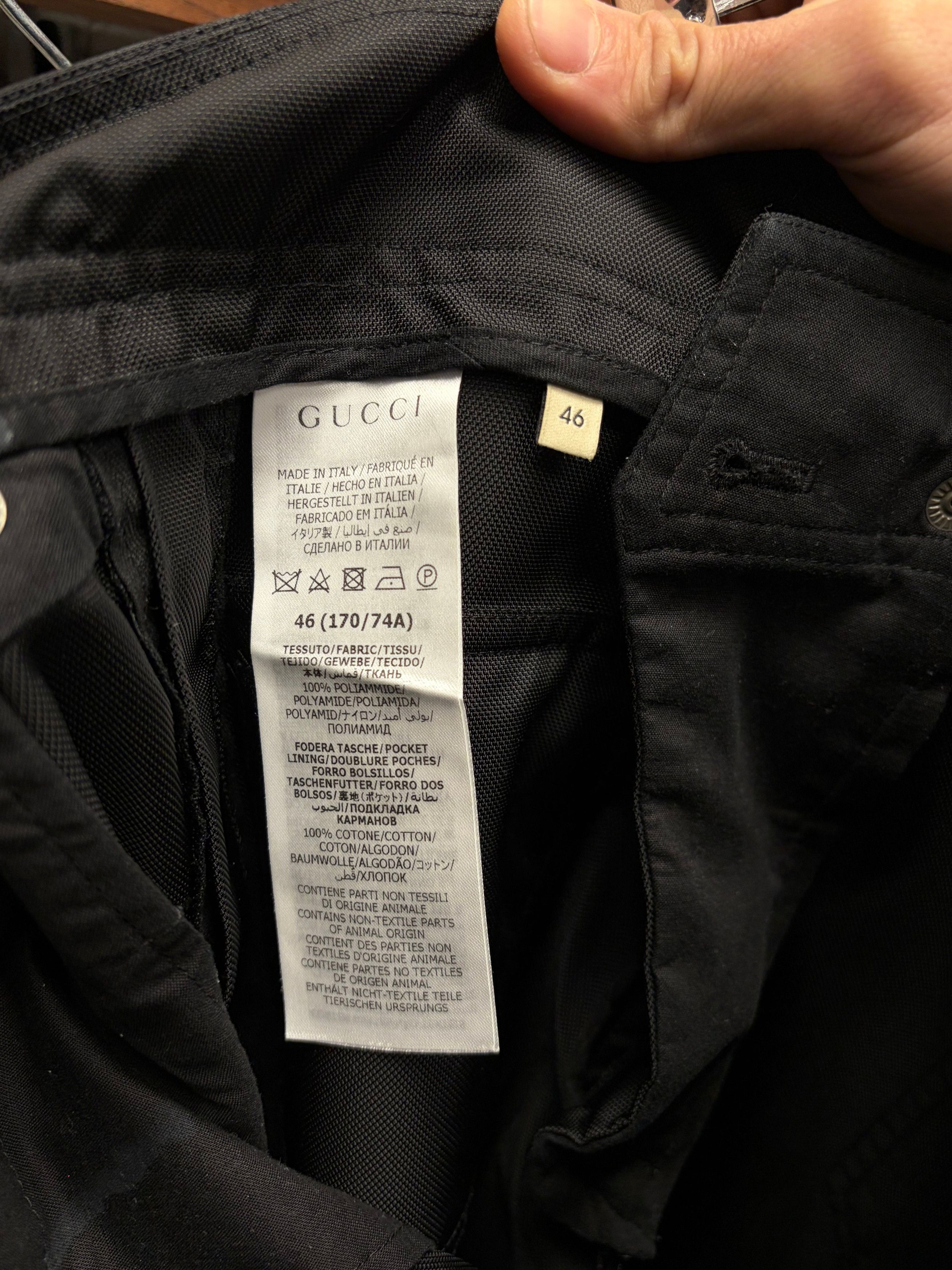 Gucci Gucci Side Seam Zip-Up Wide Leg Black Denim Size US 30 / EU 46 - 6 Thumbnail