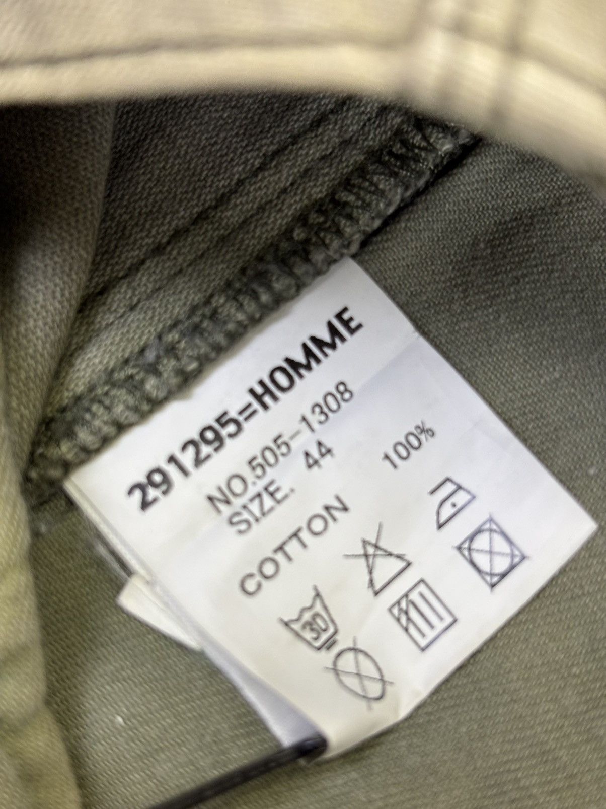 291295=Homme 💥Archival Artisan💥Very Rare 291295 Multipockets Pant F970 Size US 31 - 16 Thumbnail