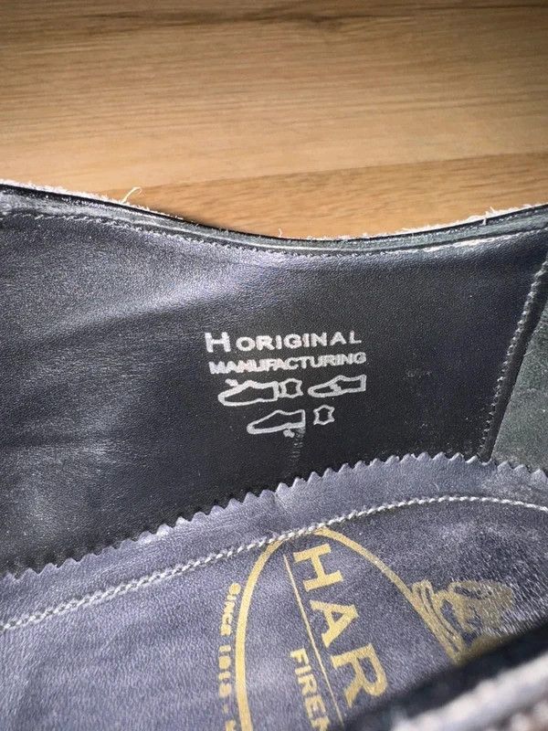 Other Harris Firenze 1913 Handmade Oxford Broque LeatherCroc 10 44 Size US 11 / EU 44 - 14 Thumbnail