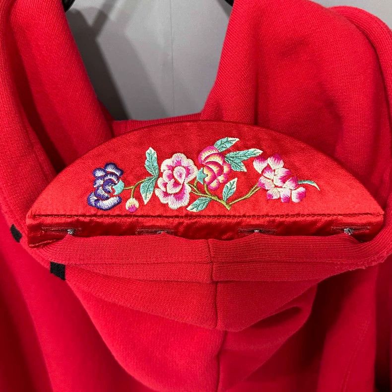 Gucci Gucci Embroidered floral tie hoodie 2502-Nextarrow Size US L / EU 52-54 / 3 - 5 Thumbnail
