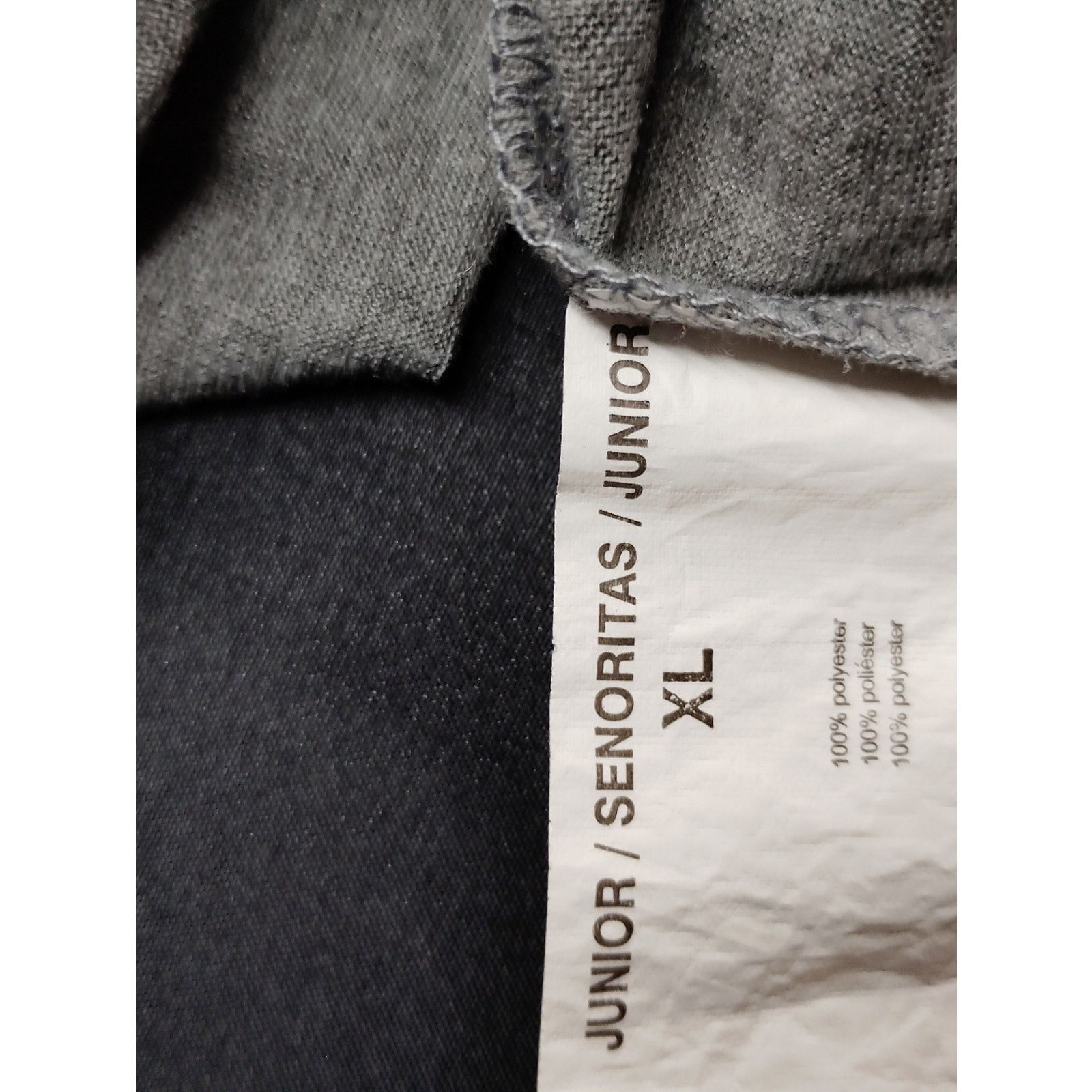 Energie Gray Junior Tee with Crisscross Back Detail Size XL / US 12-14 / IT 48-50 - 6 Thumbnail