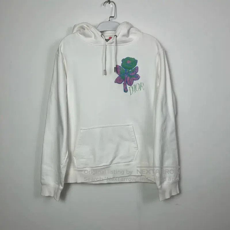 Dior Dior White Cotton Hoodie for Men . Size US L / EU 52-54 / 3 - 1 Thumbnail