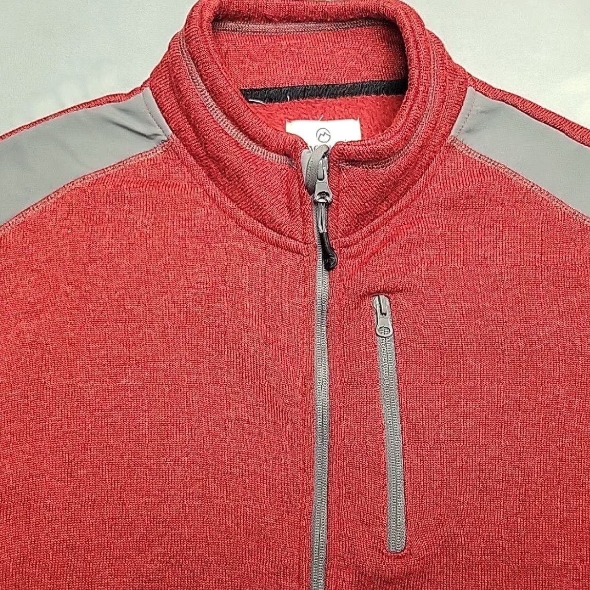 Vintage VINTAGE Magellan Outdoors Sweater Mens XL Red Full Zip Fleece Hiking Knit Jacket Better Size US XL / EU 56 / 4 - 2 Thumbnail
