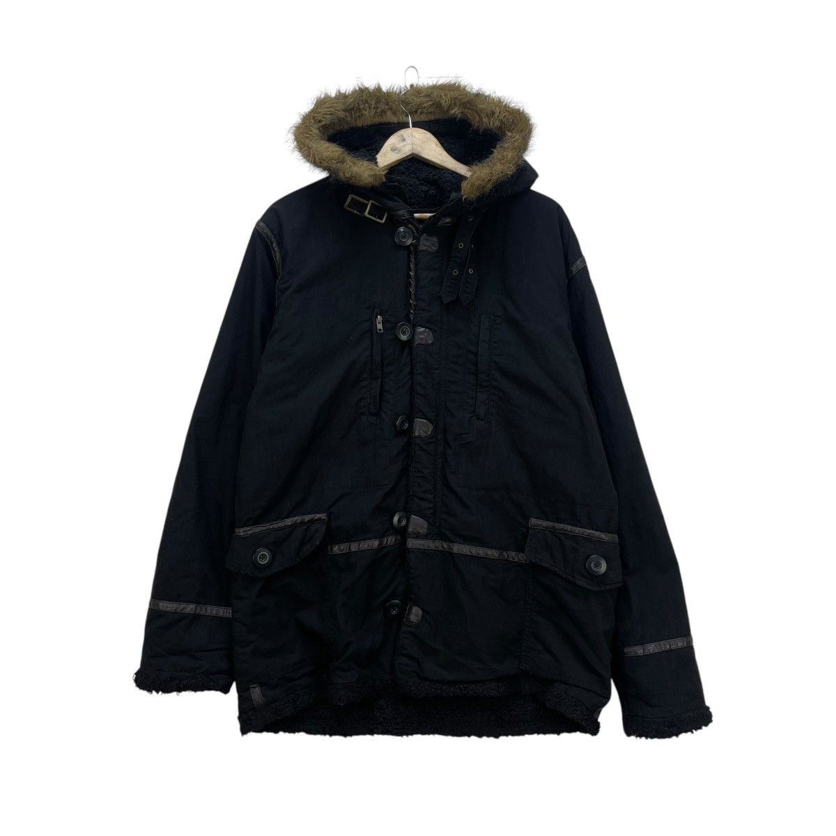 If Six Was Nine × Japanese Brand × Le Grande Bleu (L.G.B.) 💥Japanese Brand Extreme Cold Parka Cross Piping Lined Jacket Size US M / EU 48-50 / 2 - 2 Thumbnail