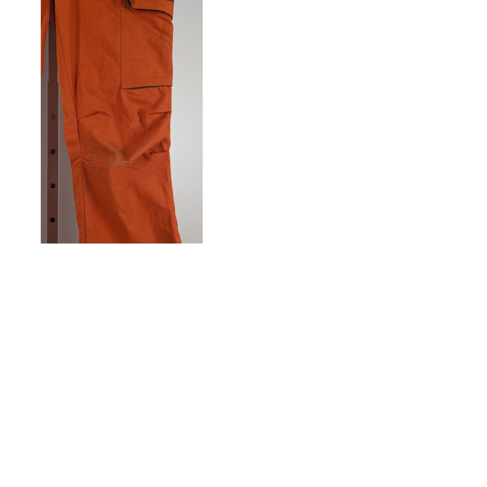 Abercrombie & Fitch VINTAGE Abercrombie & Fitch Fitch-Pant Cargo Pants Orange 90s Y2K Women's 2 Low Rise Cargo Pants Women’s 30W 32I Size 26" / US 2 / IT 38 - 9 Thumbnail
