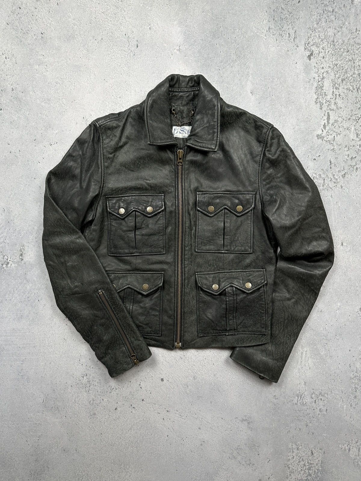 Levi's Vintage Levi’s Sample Leather Jacket Western Cut 90s Rare Size S / US 4 / IT 40 - 1 Thumbnail