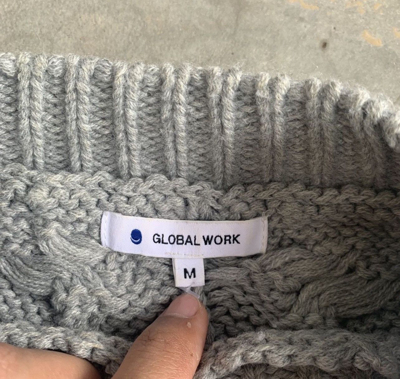 Japanese Brand Global Work Knit Sweater Size US M / EU 48-50 / 2 - 5 Thumbnail