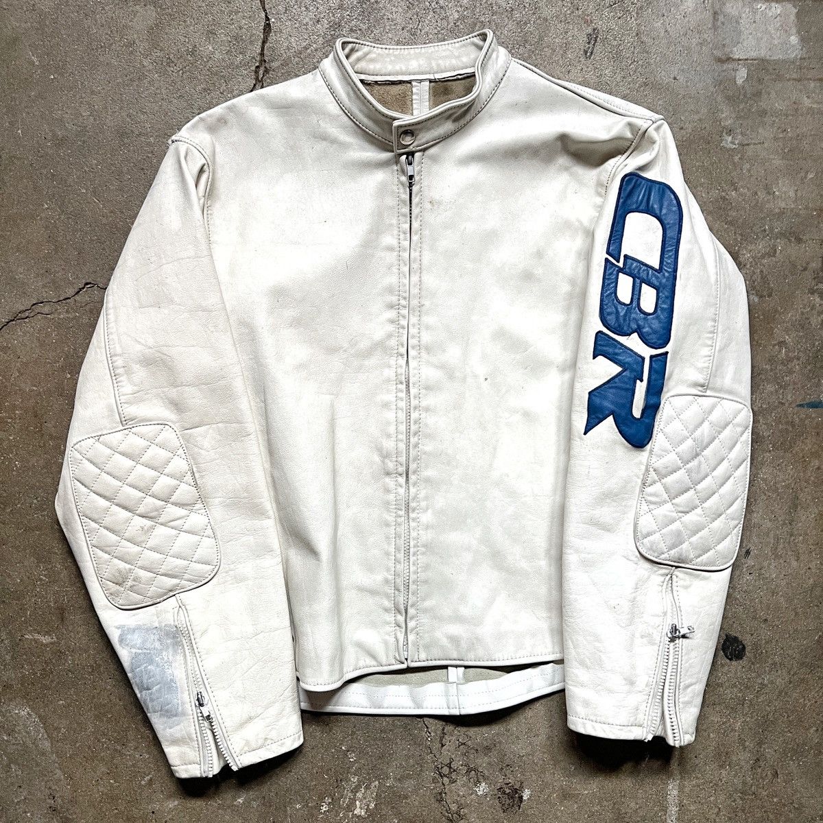 Vintage 1980’s Honda CBR Café Leather Jacket Size US L / EU 52-54 / 3 - 2 Thumbnail