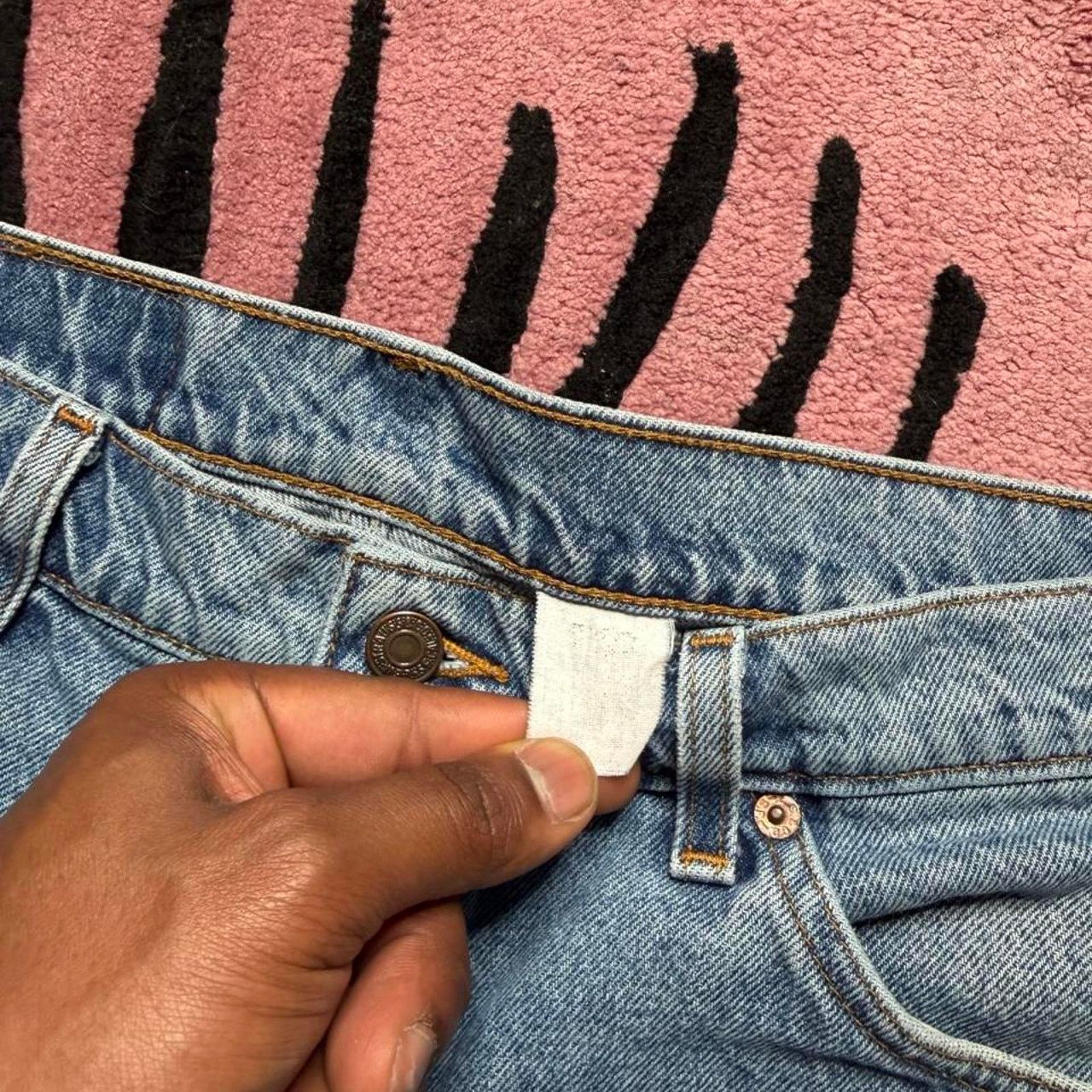 Levi's × Vintage Vintage Levi’s Strauss 550 Relaxed Fit Orange Tab Jean Short Size US 38 / EU 54 - 3 Thumbnail