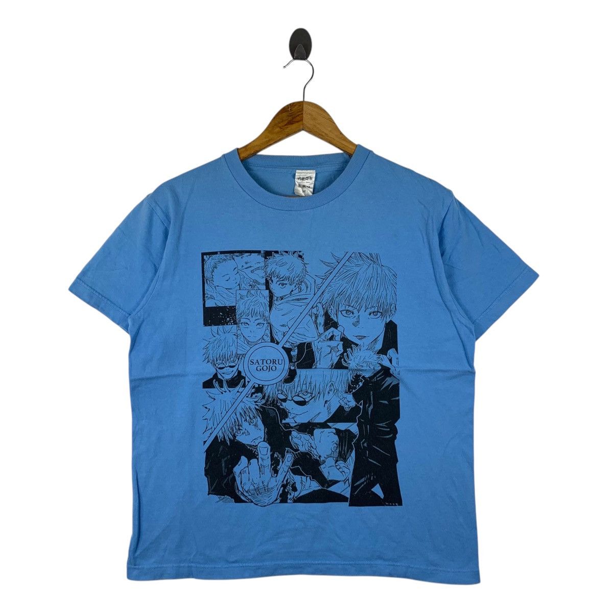 Vintage JUJUTSU KAISEN Satoru Gojo Character FictionJapanese T-Shirt Size US M / EU 48-50 / 2 - 1 Thumbnail