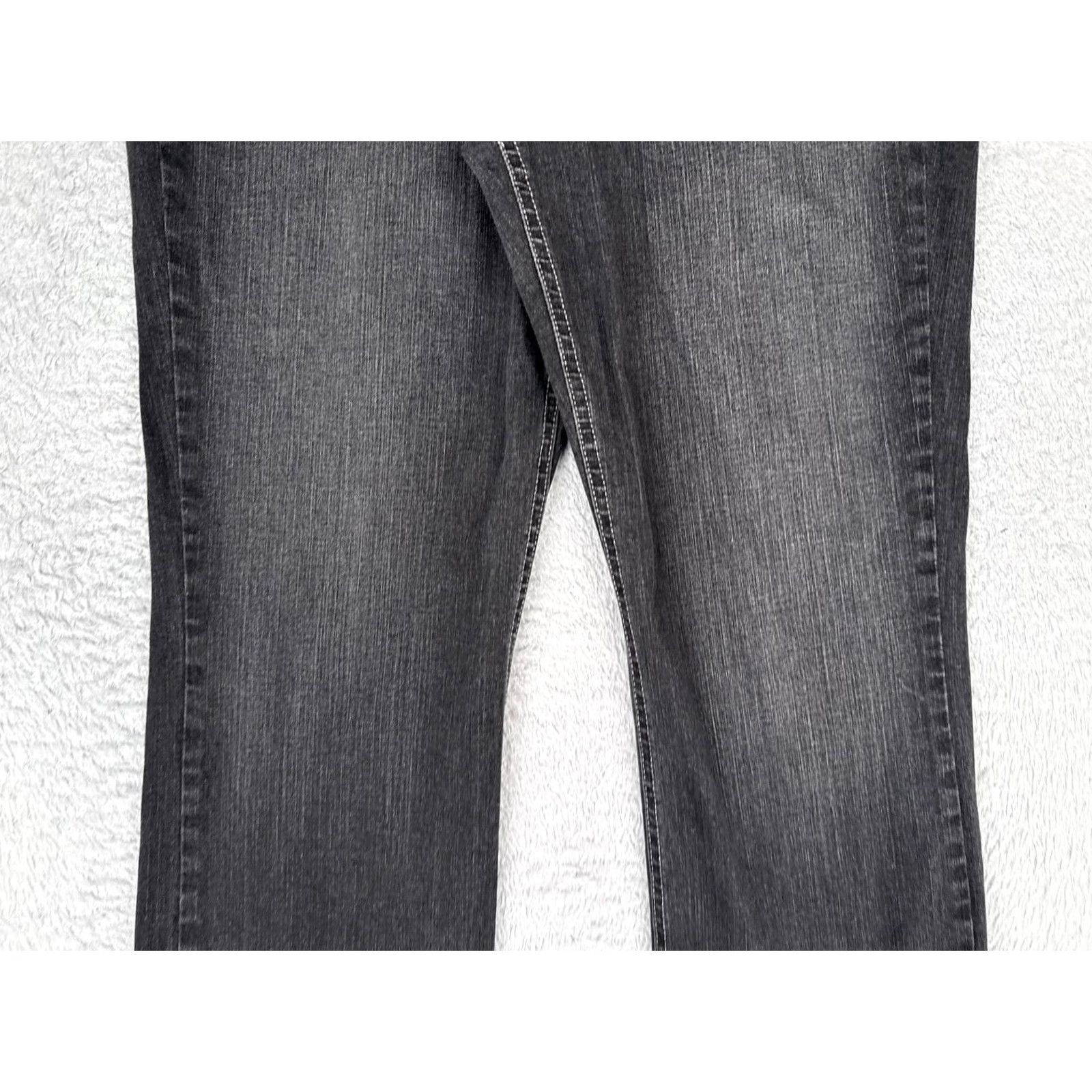 Gloria Vanderbilt Gloria Vanderbilt Jeans Giselle Bootcut Womens 14 Gray Mid Rise Stretch 34x32 Size 36" / US 14 / IT 50 - 3 Thumbnail