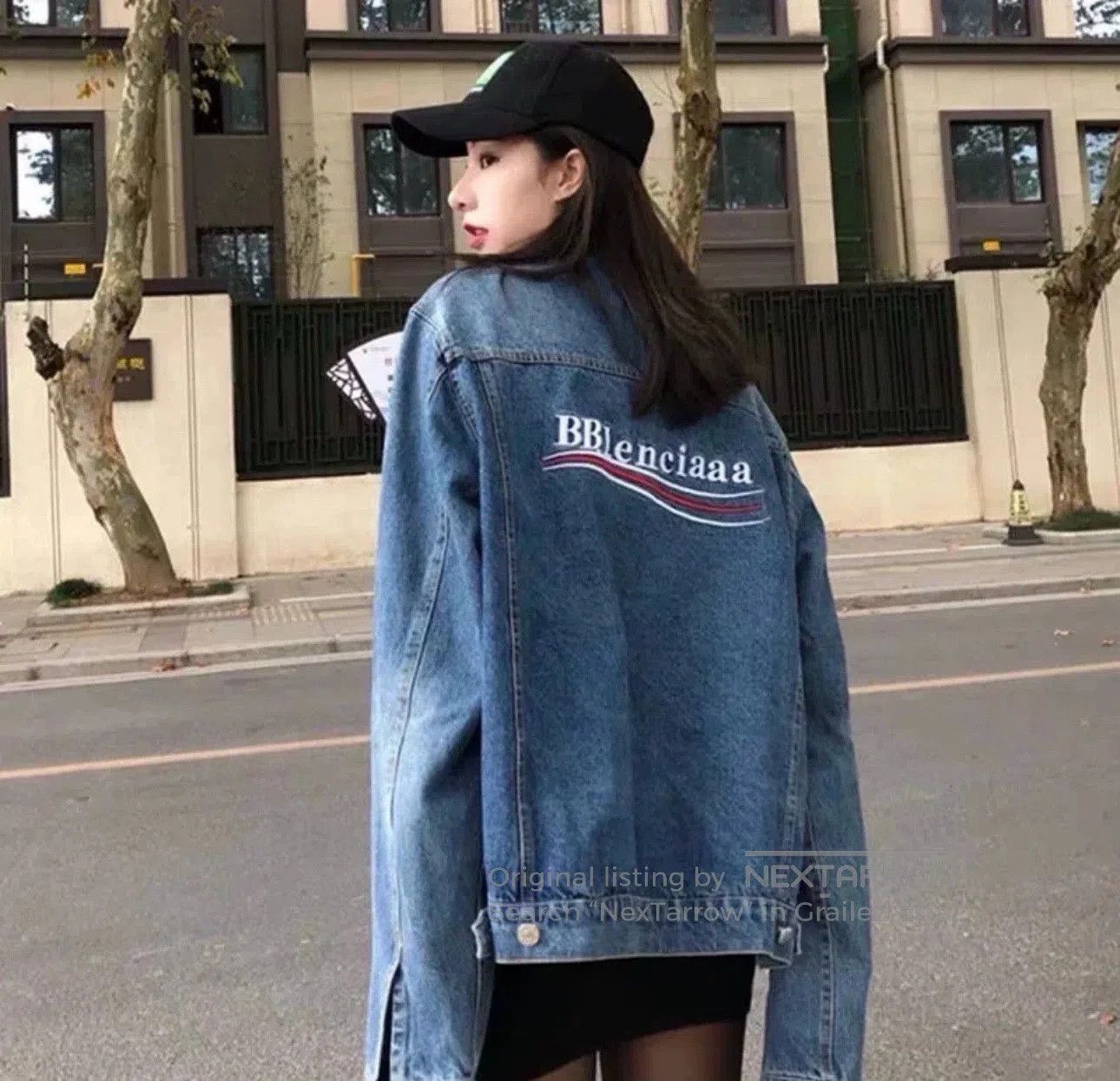 Balenciaga Balenciaga Washed Blue Denim Jacket. Size US XL / EU 56 / 4 - 9 Thumbnail
