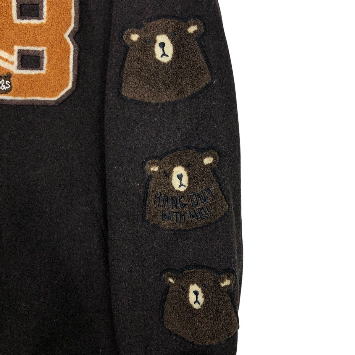 Hysteric Glamour 📌Vintage Bomber Jacket Wool Rivet & Surge Big Logo Design Size US M / EU 48-50 / 2 - 19 Thumbnail