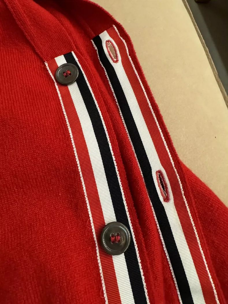 Thom Browne THOM BROWNE4Cashmere cardigan 2502-Nextarrow Size XL / US 12-14 / IT 48-50 - 2 Thumbnail