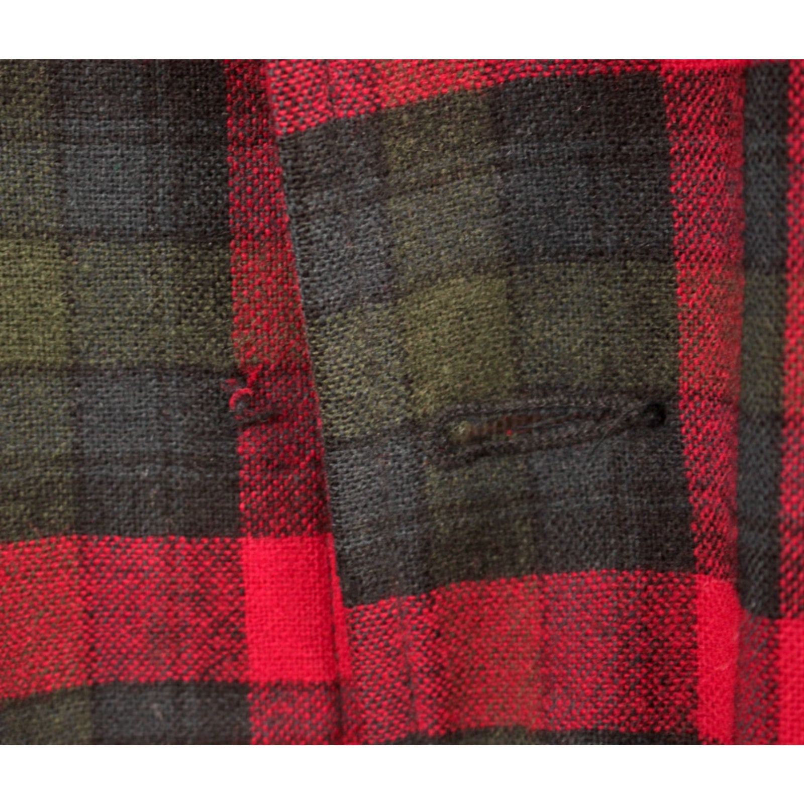 Pendleton VINTAGE Pendleton Blazer / Jacket Mens 1960s 1970s Plaid Wool Red Green M 60s 70s Size 40R - 6 Thumbnail