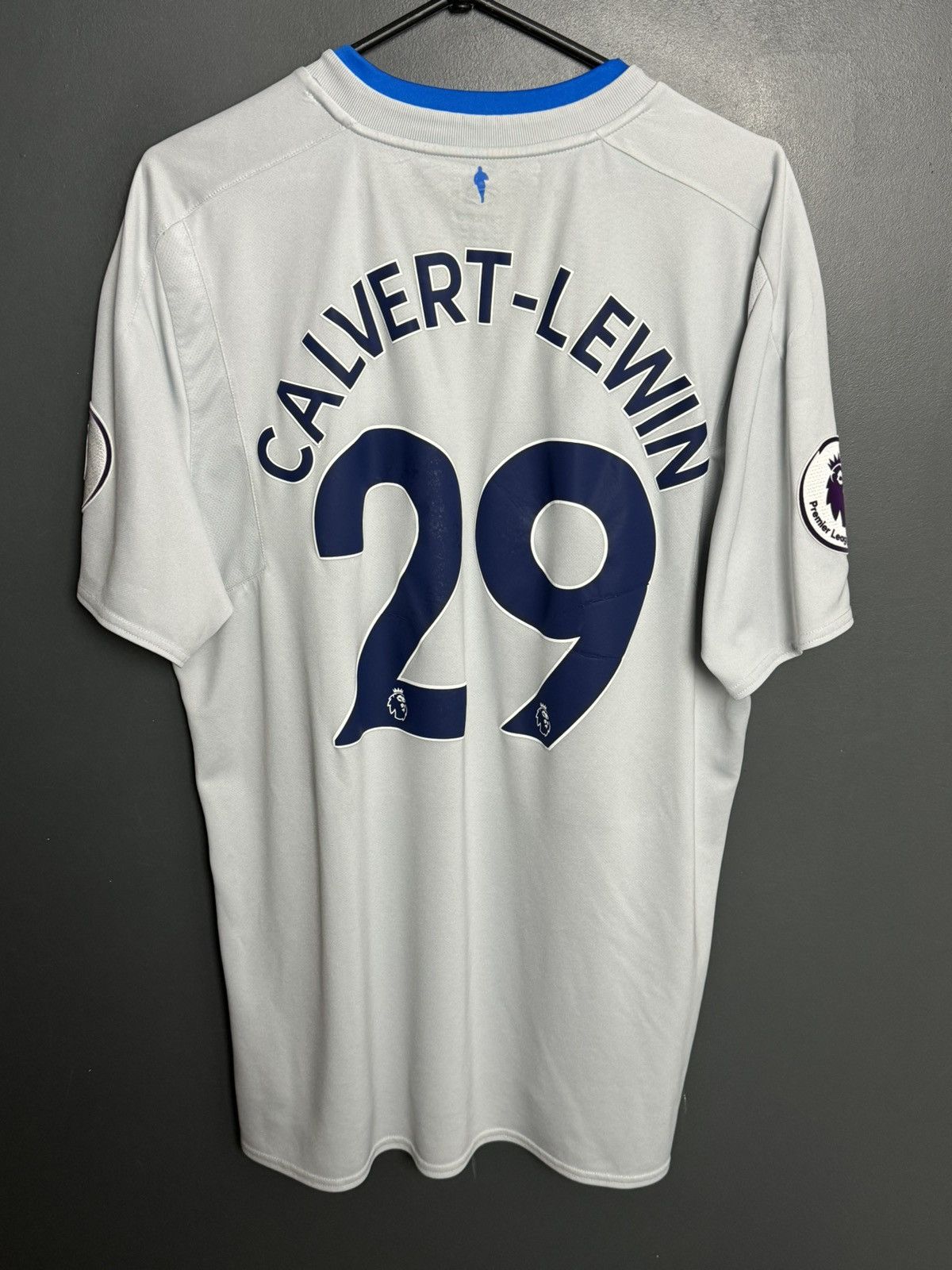 Umbro Everton 17/18 Away Calvert-Lewin Football Jersey Size US L / EU 52-54 / 3 - 1 Thumbnail