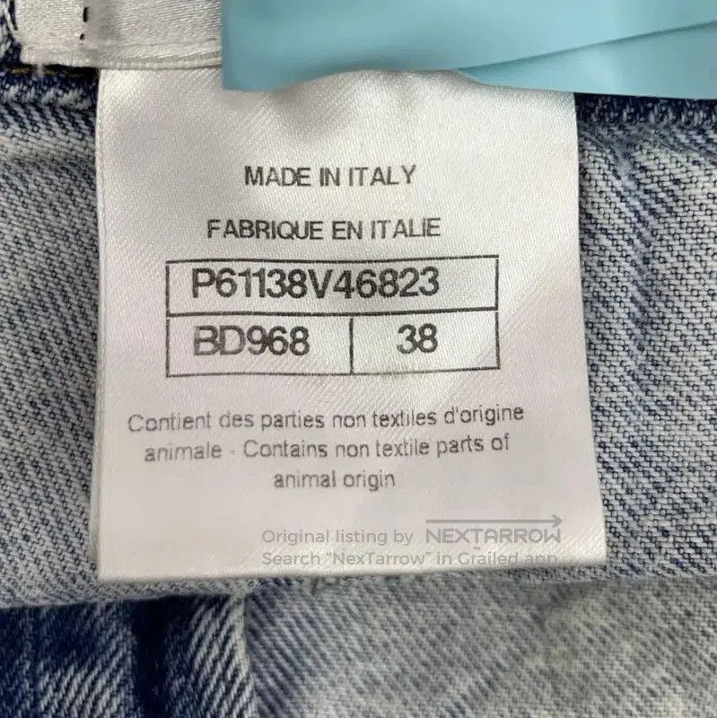 Chanel Chanel Light Blue Cotton Women's Denim Pants . Size 23" - 7 Thumbnail