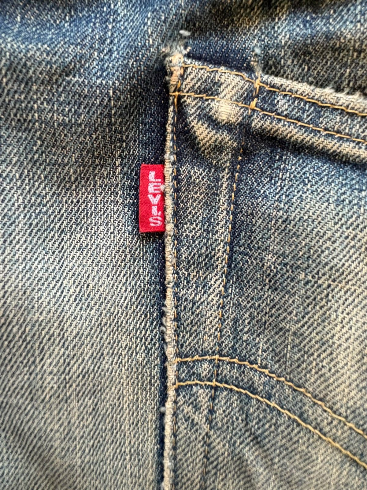 Levi's Vintage 80s Levis 702 Big E Selvedge Jean Shorts Jorts Size US 36 / EU 52 - 14 Thumbnail