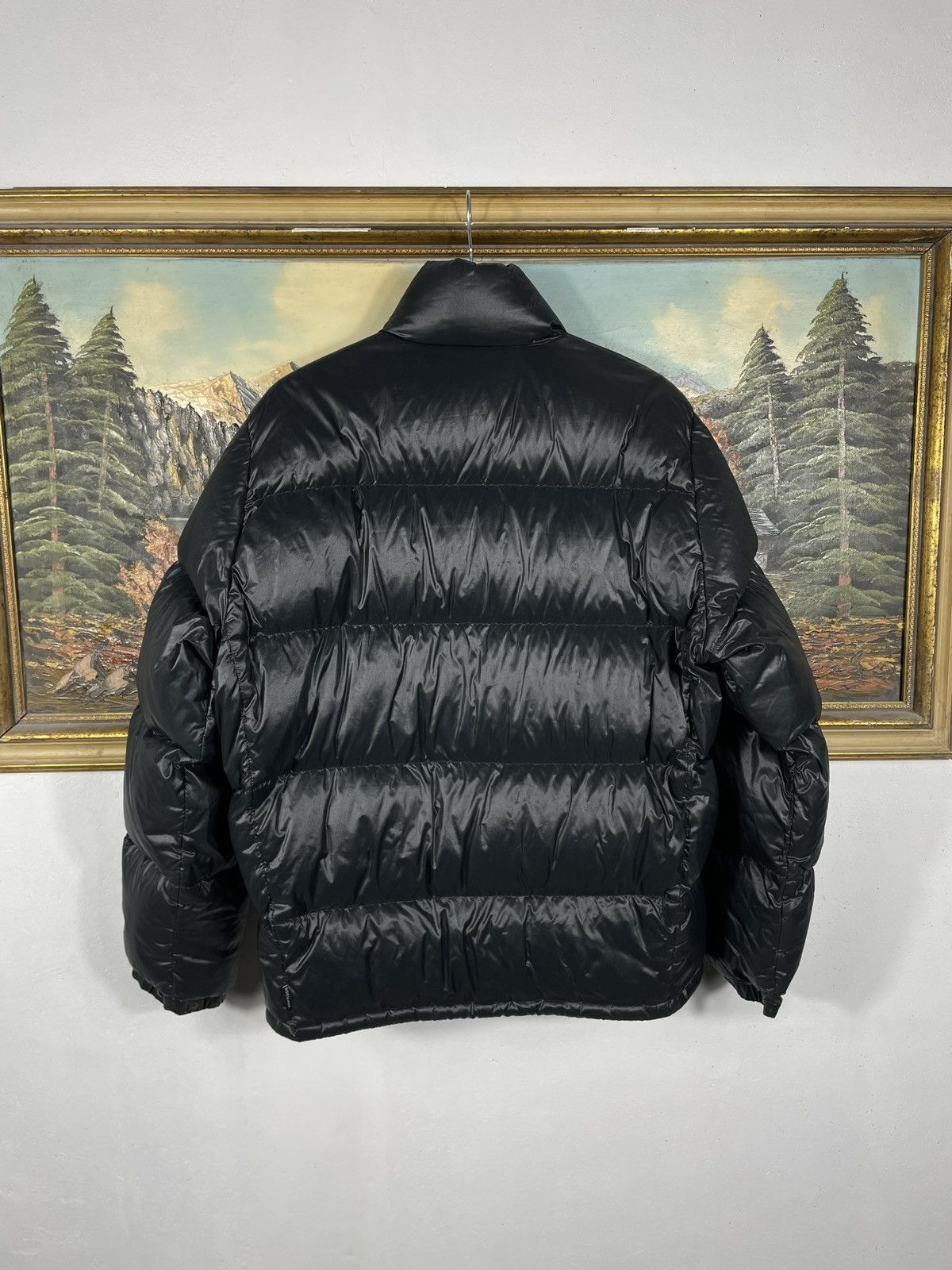 Designer × Moncler Moncler Grenoble Giubbotto Black Puffer Hoodie Shiny Drill Size US M / EU 48-50 / 2 - 6 Thumbnail