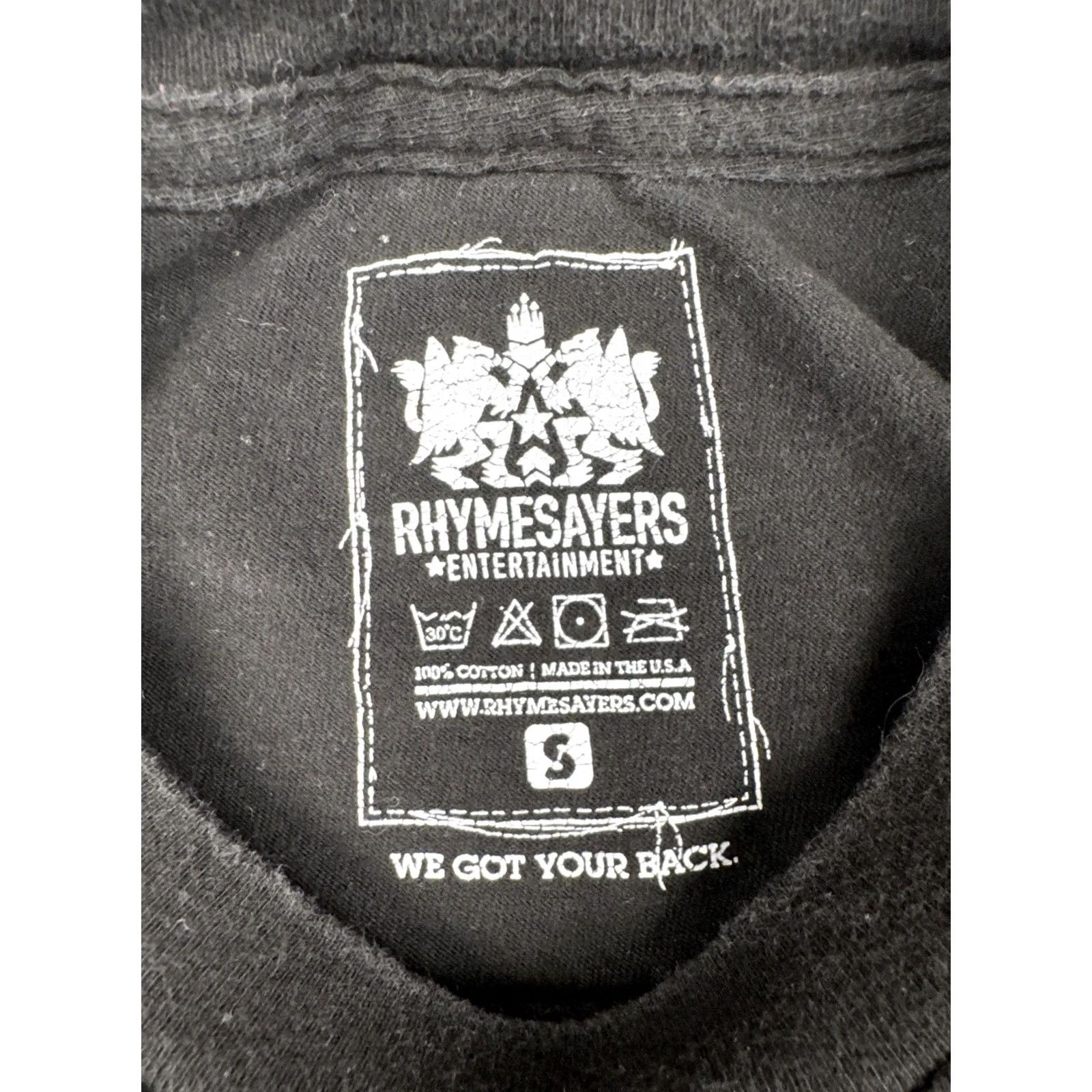 Vintage Rhymesayers Soundset Hip Hop Festival T Shirt Black Adult Small USA Made Mens Short Sleeve Crew Neck Cotton T-Shirt Regular Fit Size US S / EU 44-46 / 1 - 8 Thumbnail