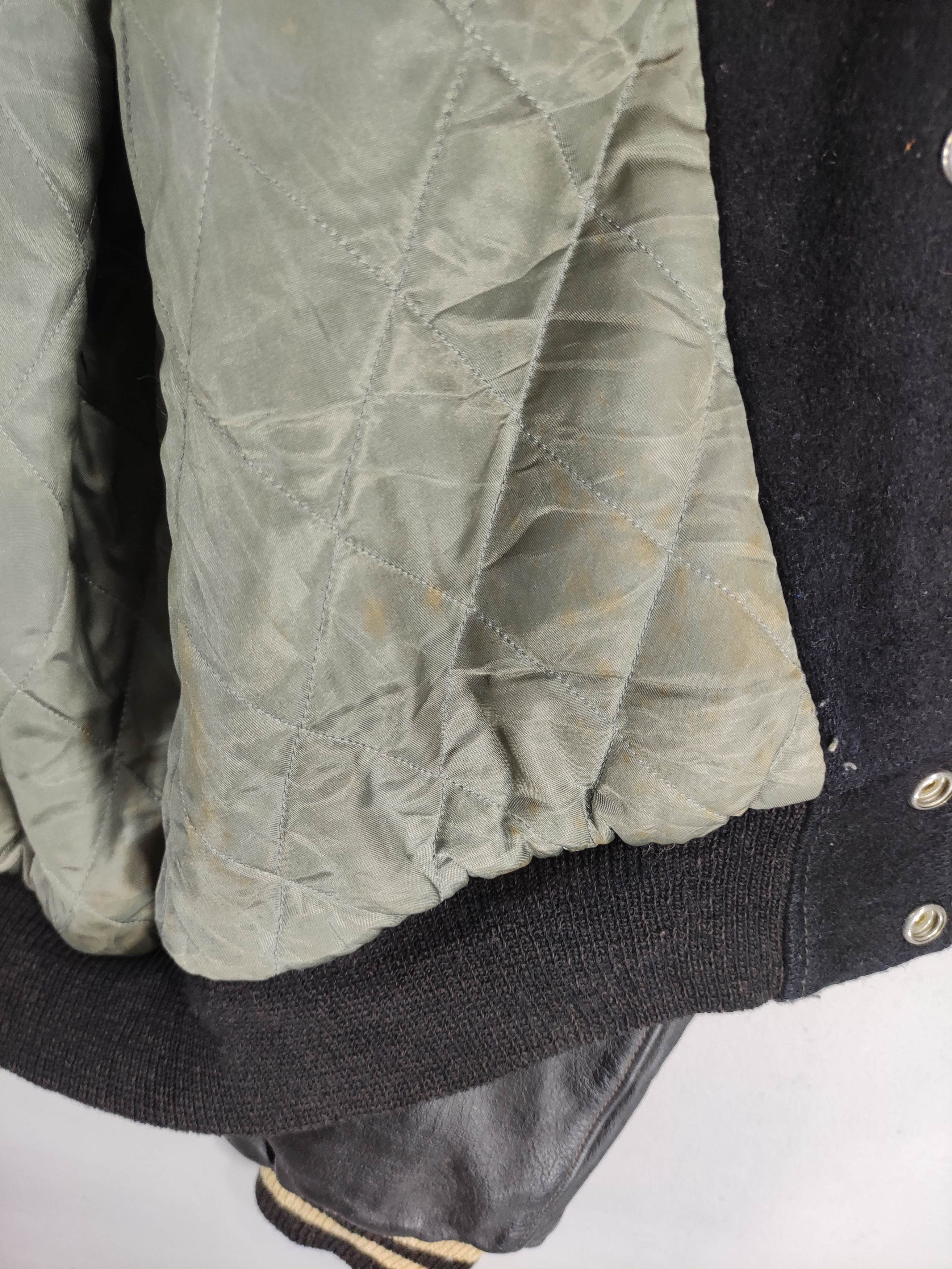 Golden Bear Vintage Golden Bear Varsity Wool Jacket Sleeve Leather Size US L / EU 52-54 / 3 - 11 Thumbnail