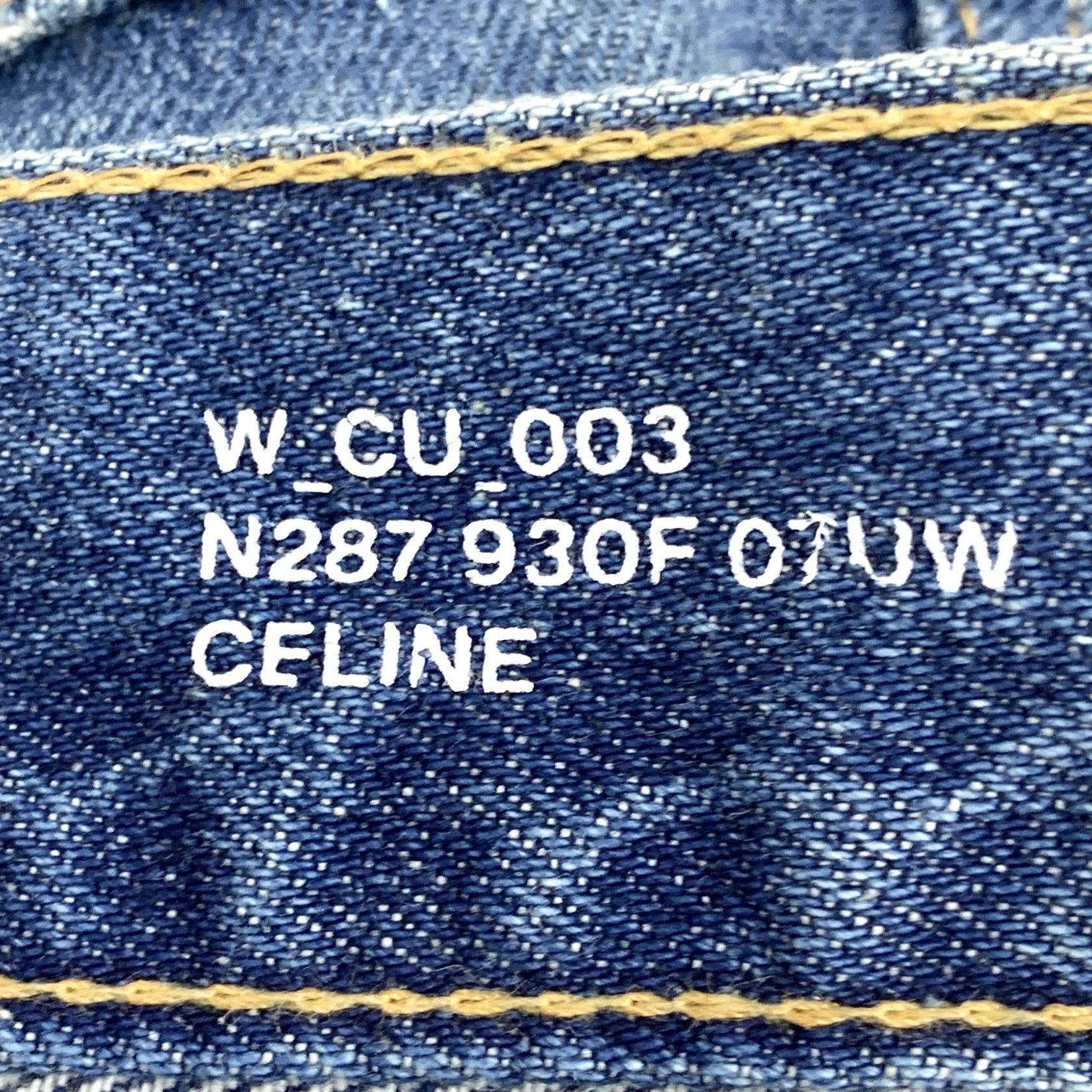 Celine Celine Jeans – Blue Washed Wide-Leg Denim (Size 24) Size 24" / US 00 / IT 34 - 3 Thumbnail