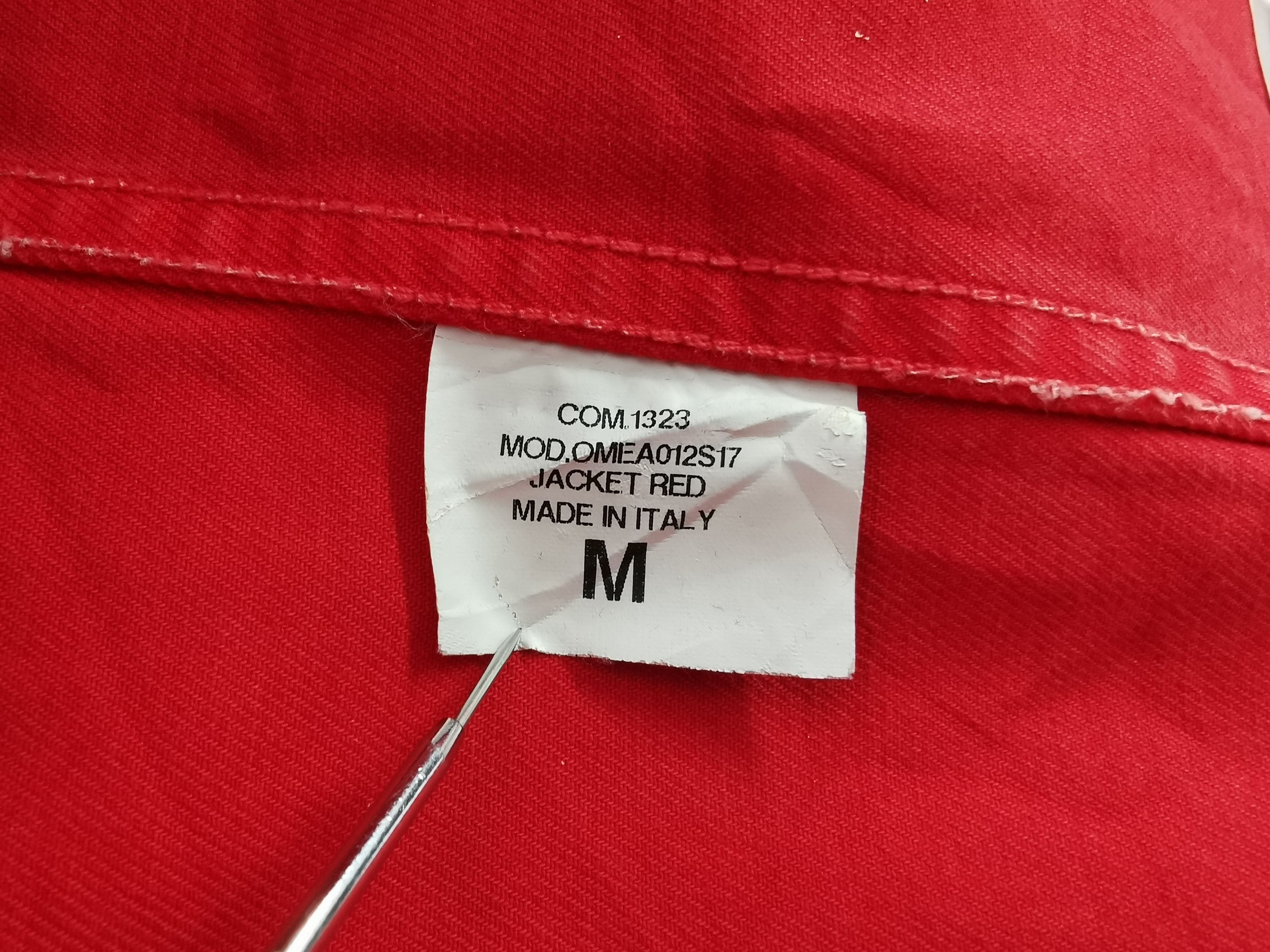 Off-White Off White X Virgil Asloh "The End 2017" Red Denim Jacket Size US M / EU 48-50 / 2 - 10 Thumbnail
