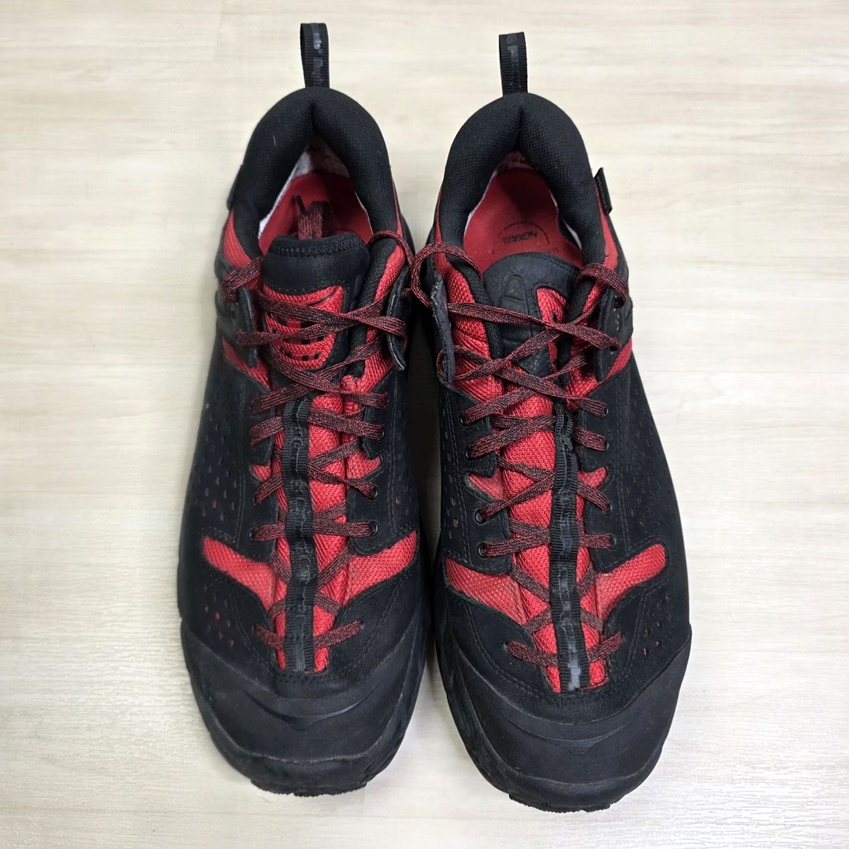 Vintage Hoka One One Engineered Garments Tor Ultra Low EG Black Red Size 12 Mens Athletic Sneaker Size US 12 / EU 45 - 4 Thumbnail