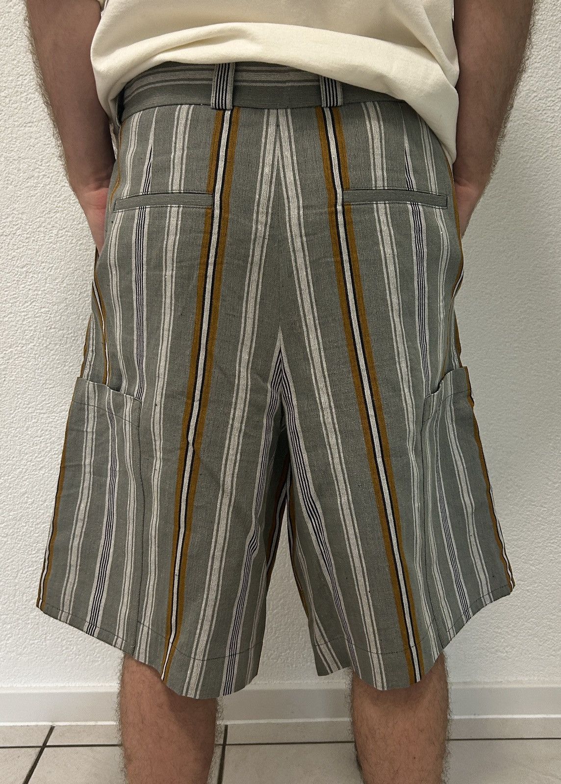 Jil Sander Jil Sander shorts striped with pockets Size US 30 / EU 46 - 7 Thumbnail