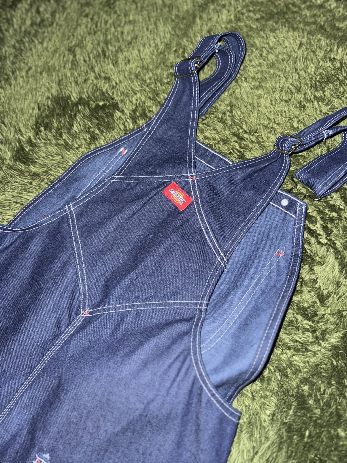 Dickies [30x30] Dickies Japanese Sashiko Custom Overalls – Indigo Size US 30 / EU 46 - 9 Thumbnail