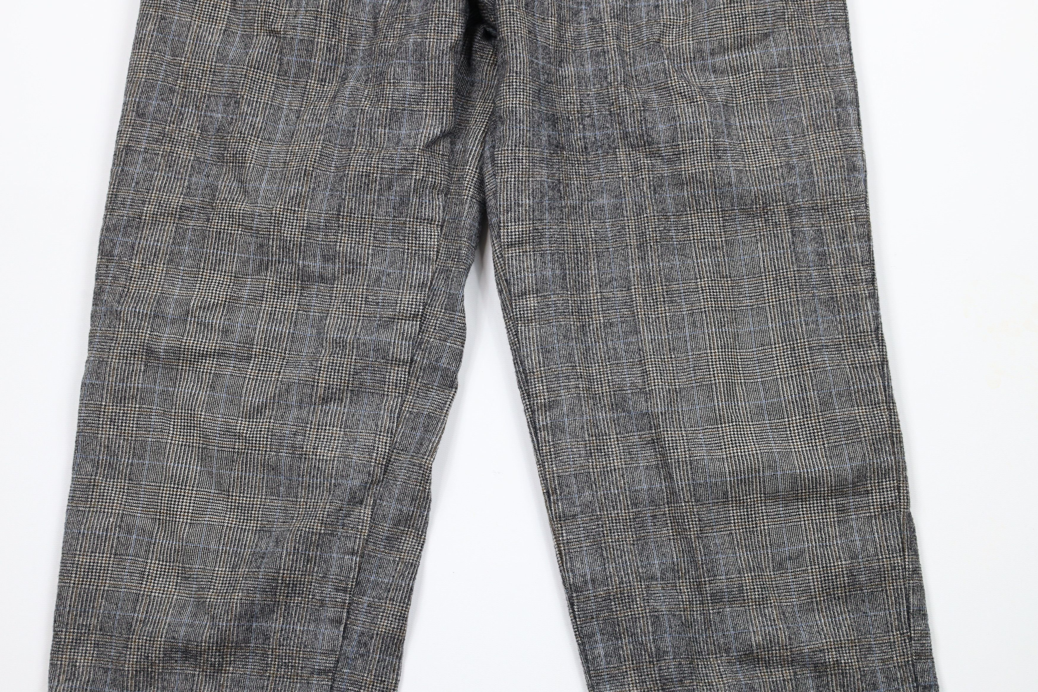 Vintage Vintage 90s Streetwear Wool Pleated Chino Pants Houndstooth Size US 32 / EU 48 - 3 Thumbnail