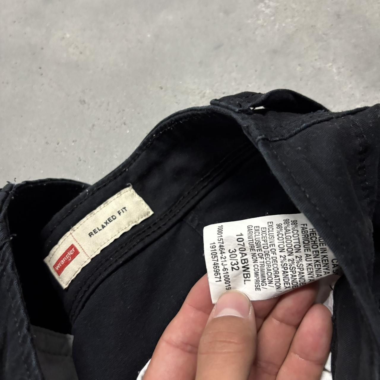 Japanese Brand × Vintage Crazy Vintage Y2K/2000s Black Streetwear Skater Cargo Pants! Size US 30 / EU 46 - 7 Thumbnail