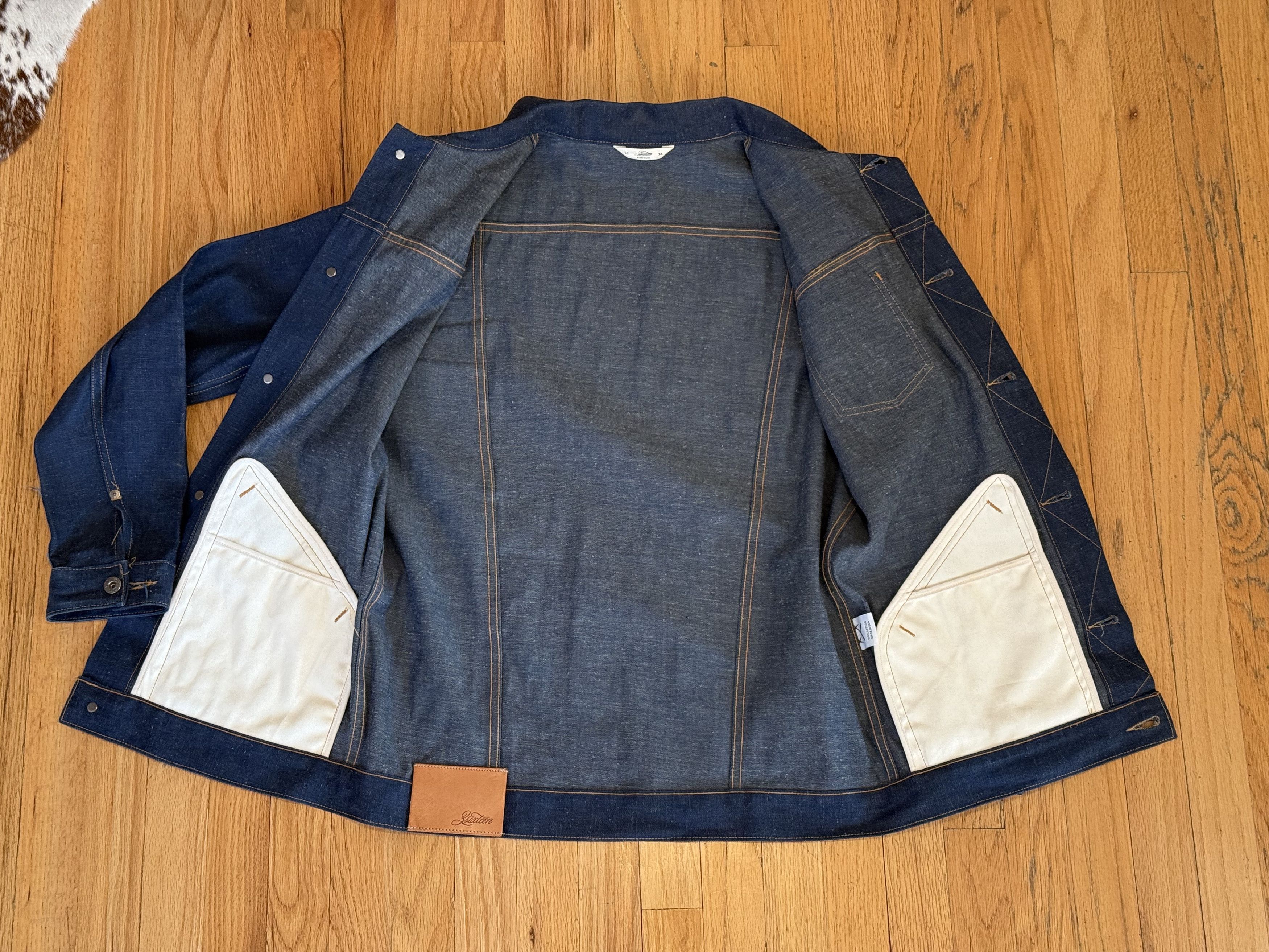 3sixteen 3sixteen Indigo Nep Ranch Jacket XL Selvedge Denim MiUSA Size US XL / EU 56 / 4 - 9 Thumbnail