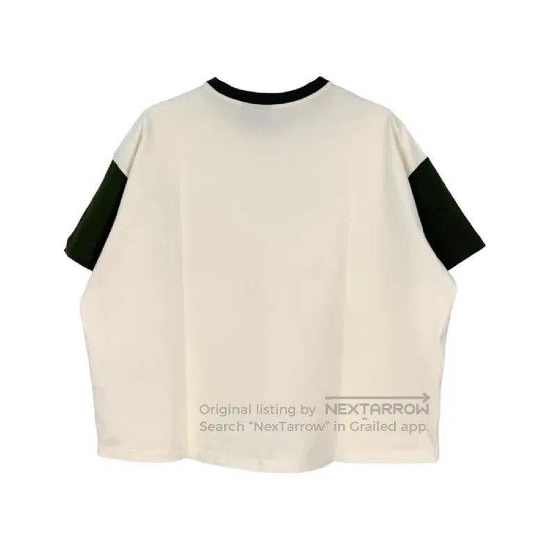 Loewe Loewe Beige White Long-sleeve with Large Logo Short-sleeve Size S / US 4 / IT 40 - 2 Thumbnail