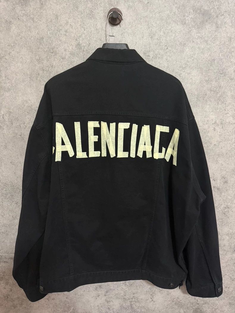 Balenciaga Balenciaga Tape denim jacket Size US L / EU 52-54 / 3 - 1 Thumbnail