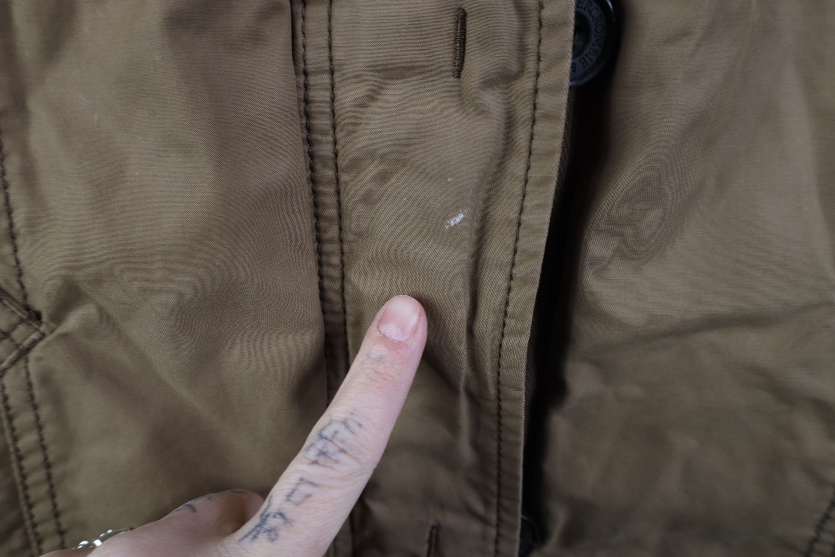 Abercrombie & Fitch Vintage 90s Y2K Abercrombie & Fitch Lined Parka Jacket Size L / US 10 / IT 46 - 6 Thumbnail