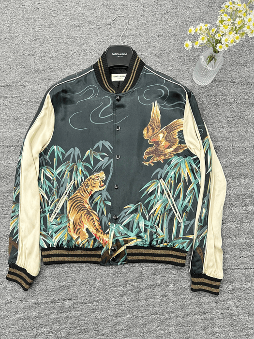 Saint laurent outlet tiger eagle jacket