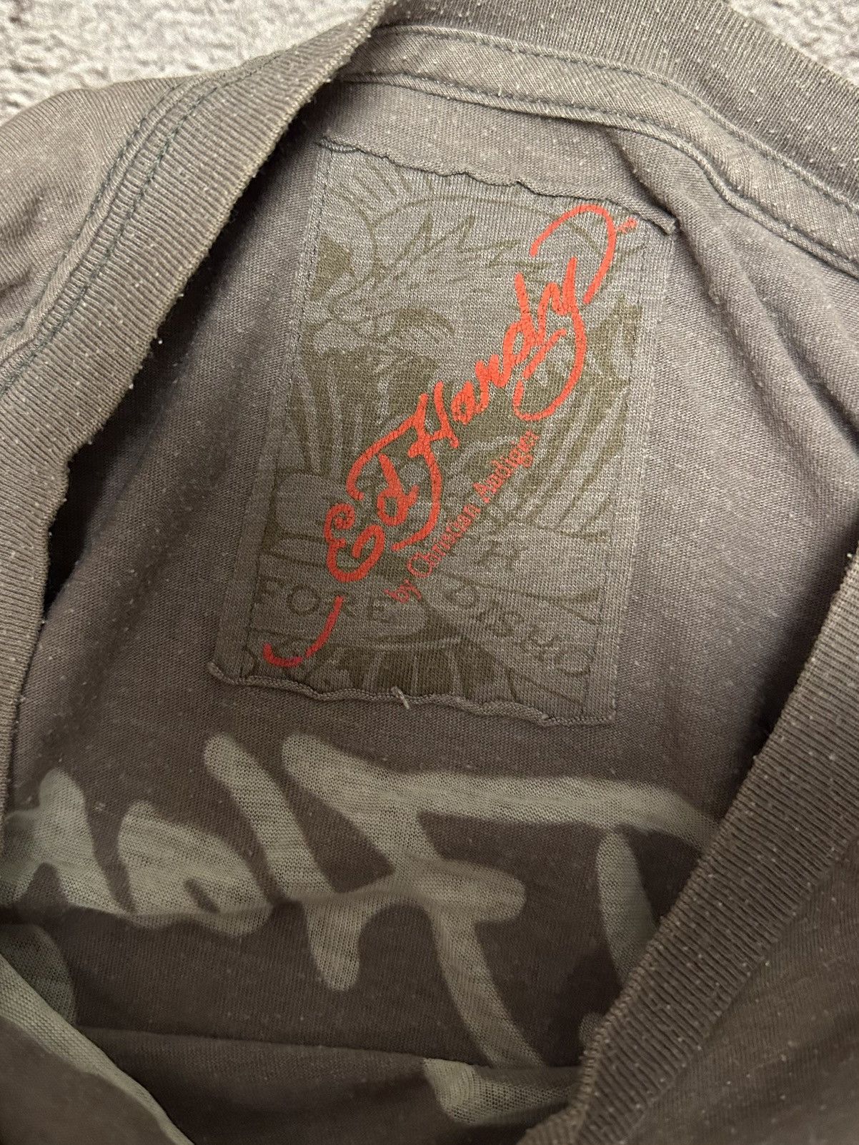 Ed Hardy × Glo Gang × Unknown London Ed hardy vintage long sleeve all print Japanese size Tag L Size US L / EU 52-54 / 3 - 2 Thumbnail
