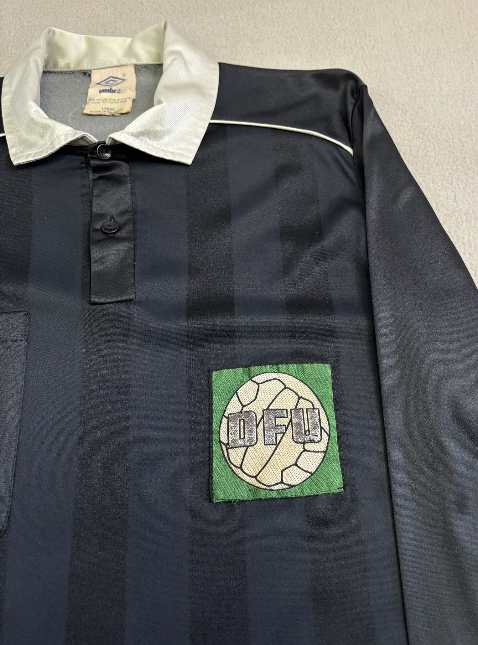 Umbro × Vintage Denmark DFU Umbro 80s Referee Jersey Size L Size US L / EU 52-54 / 3 - 8 Thumbnail