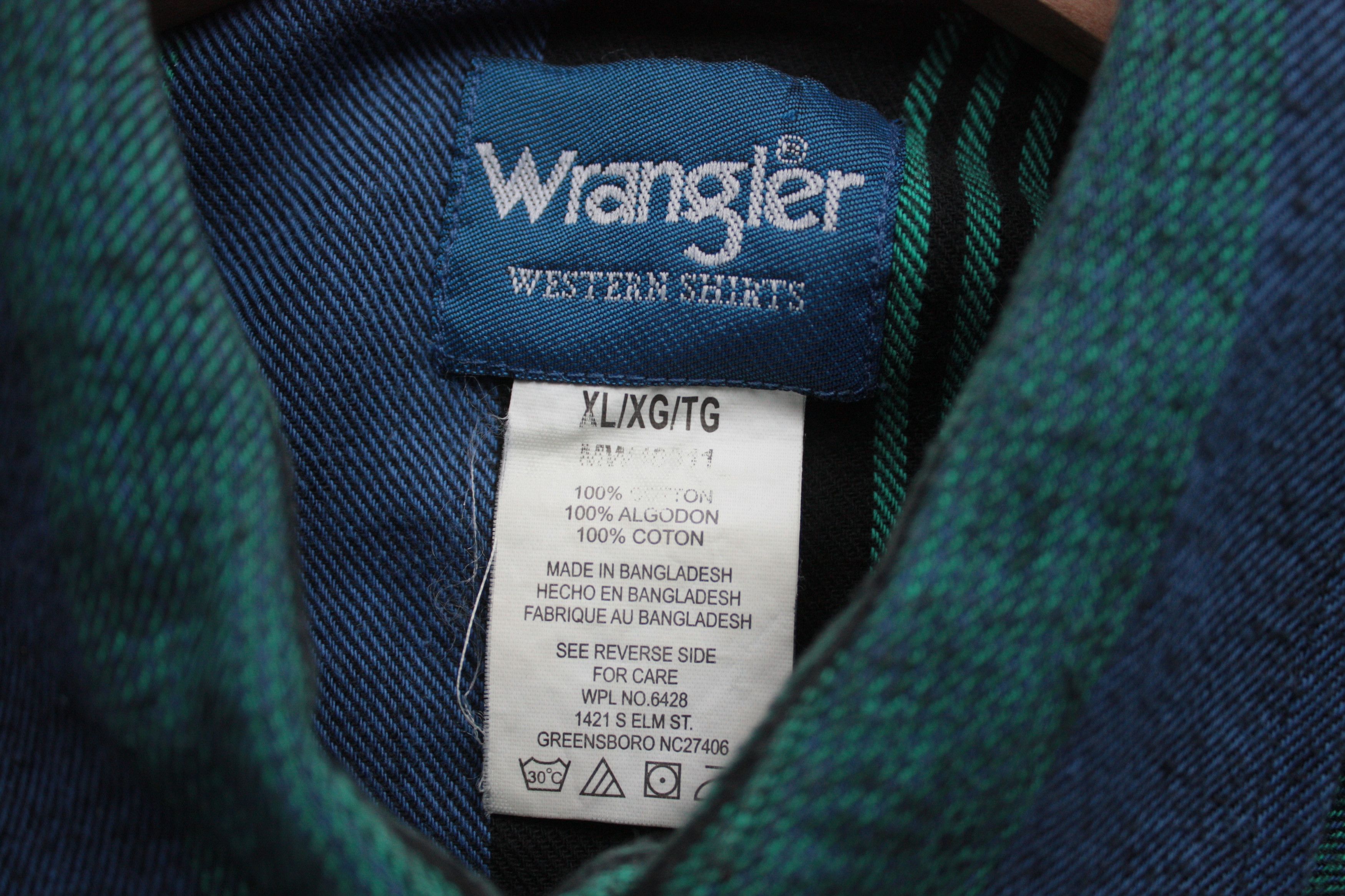 Wrangler Wrangler Vintage Abstract Long Sleeve Shirt XL Size US XL / EU 56 / 4 - 3 Thumbnail