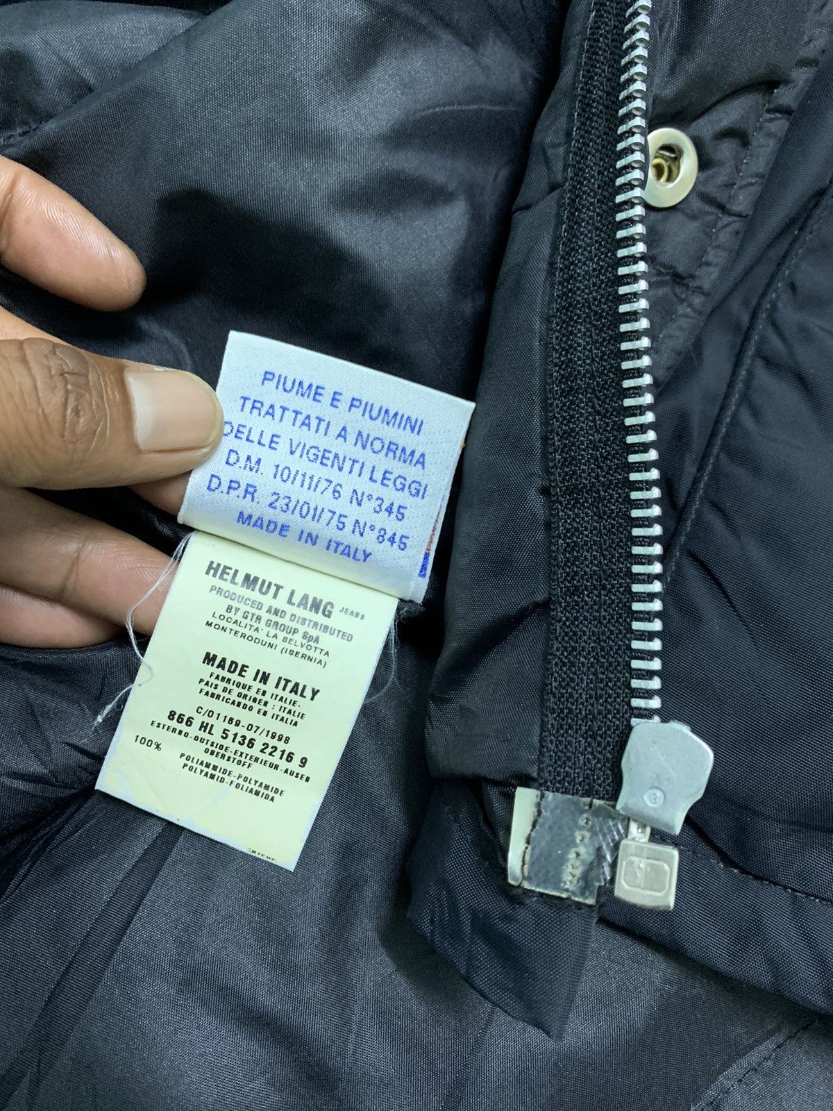 Helmut Lang 🔥 Vintage 1998 Ghose Down Puffer without headgear Size US M / EU 48-50 / 2 - 21 Thumbnail