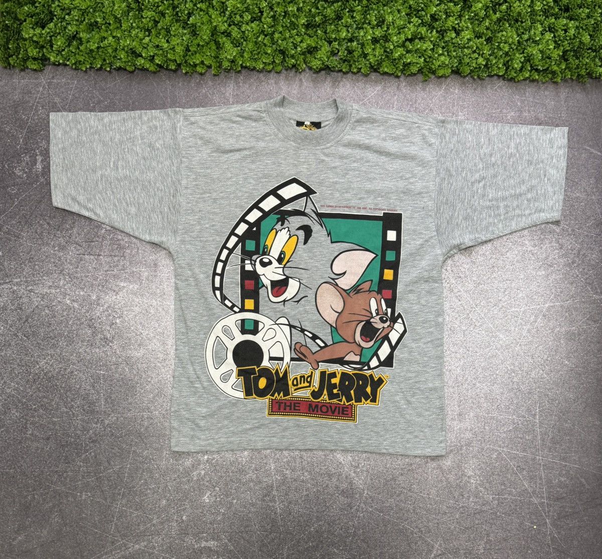 Vintage Tom And Jerry The Movie 1992 vinatge tee Size US L / EU 52-54 / 3 - 1 Thumbnail